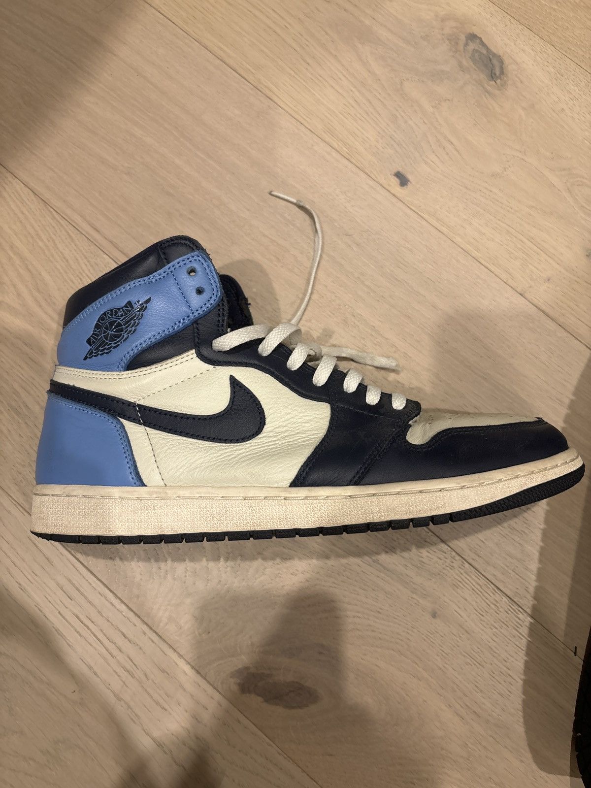 Jordan Brand × Nike Air Jordan 1 Obsidian Size US 12.5 / EU 45-46 - 3 Thumbnail