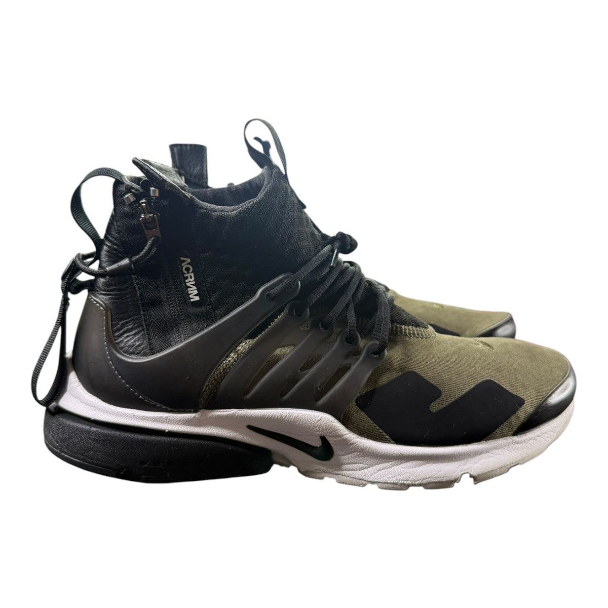 Acronym × Nike Nike x Acronym Air Presto Mid Olive Black 2016 Size XS Size US 8 / EU 41 - 3 Thumbnail