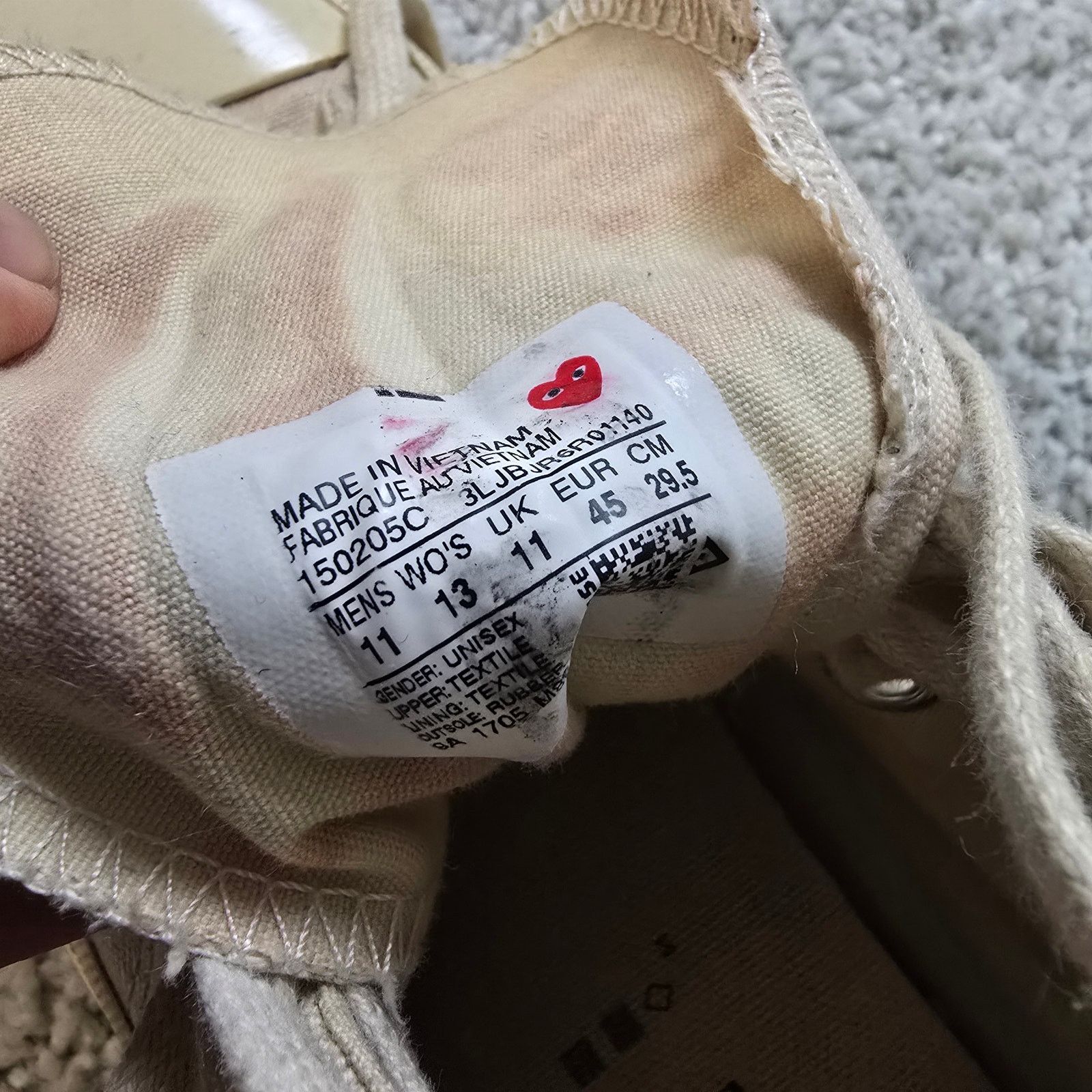 Comme des Garcons Comme Des Garcons X converse Artist Designer shoes Mens 11 Size US 11 / EU 44 - 7 Thumbnail