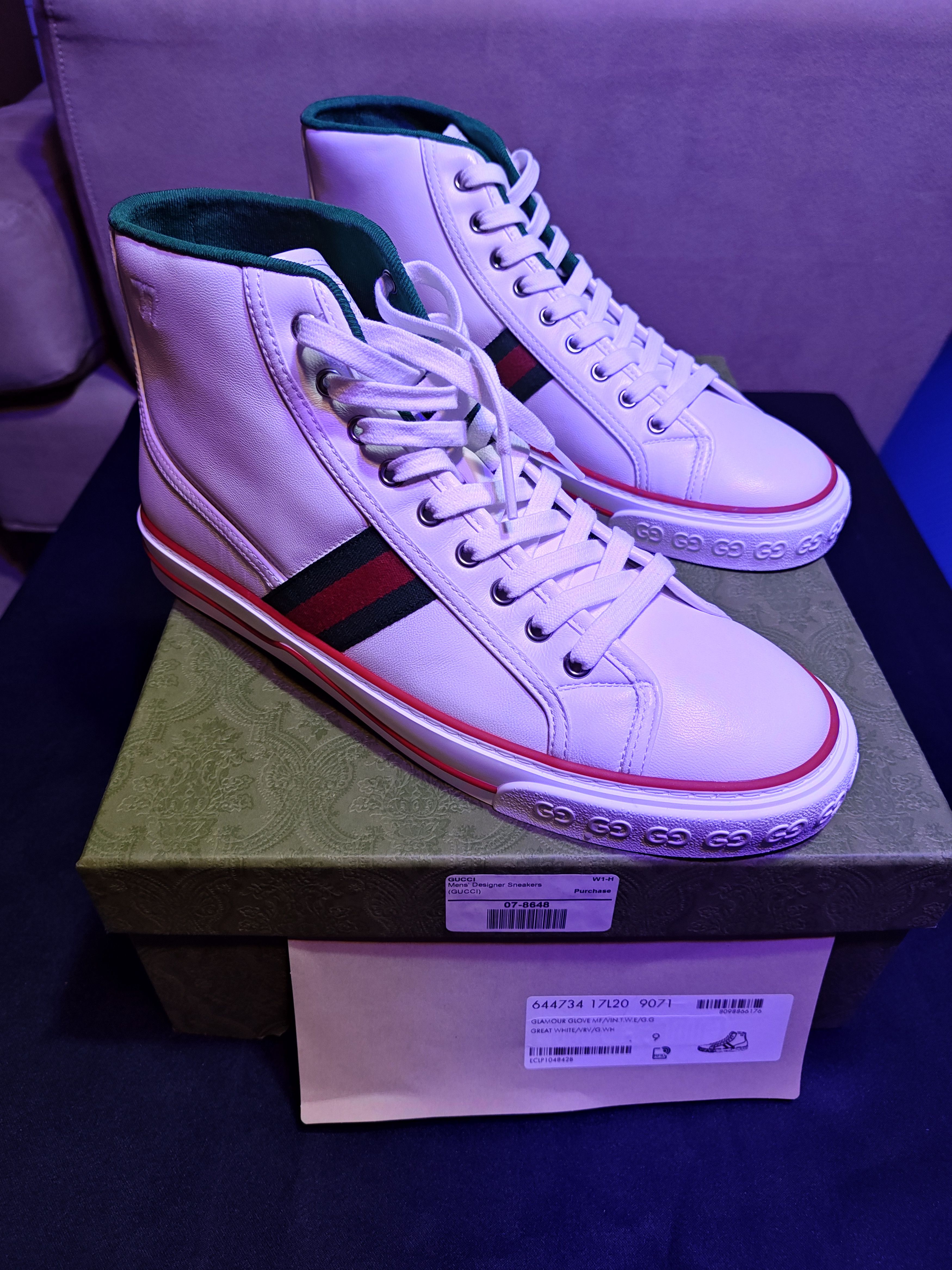 Gucci Gucci 1977 high top "glamour glove" size 9 Size US 9 / EU 42 - 1 Thumbnail
