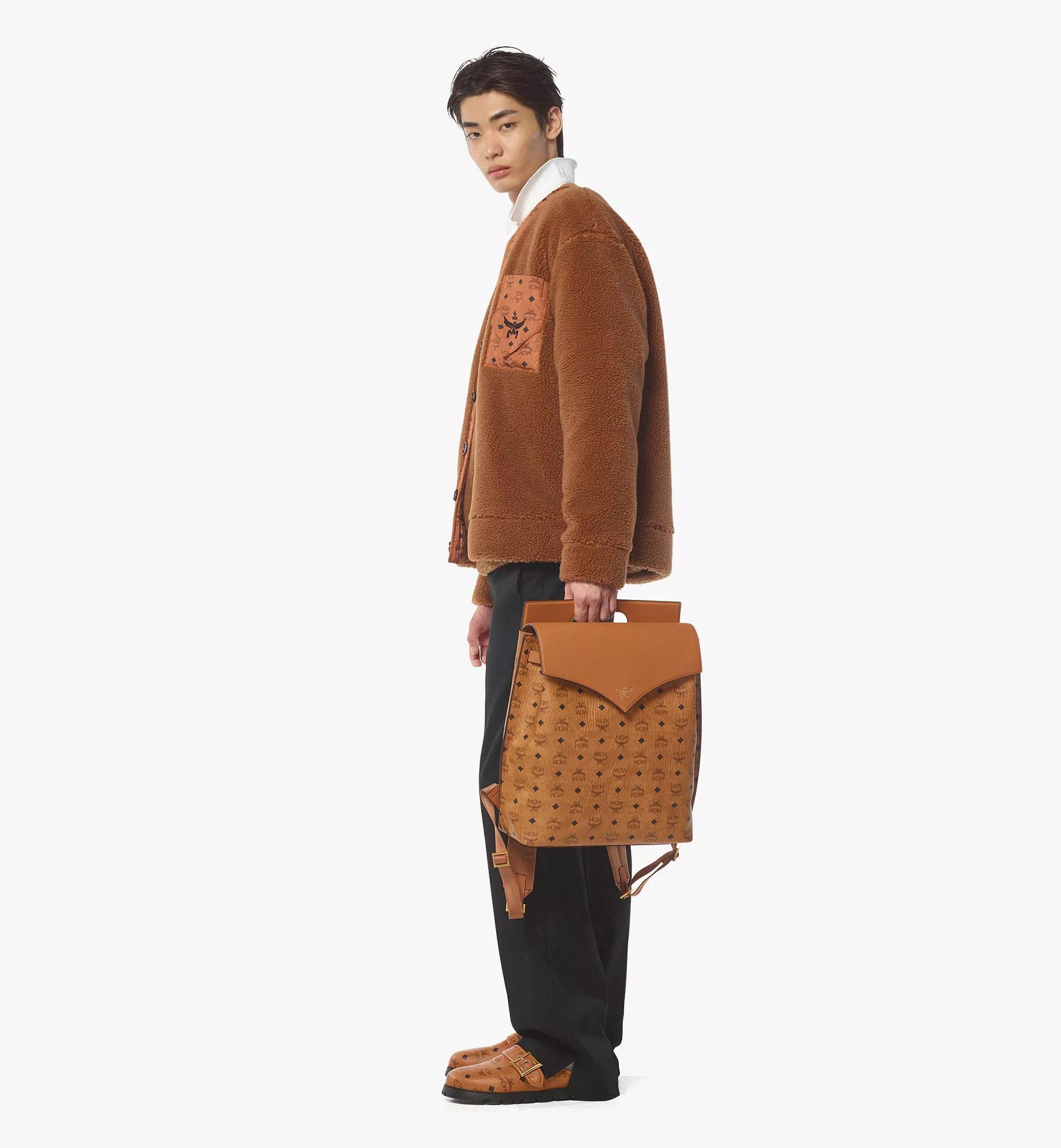 MCM o1mt1gz0426 Size: OS / Diamond Backpack in Brown Size ONE SIZE - 2 Thumbnail