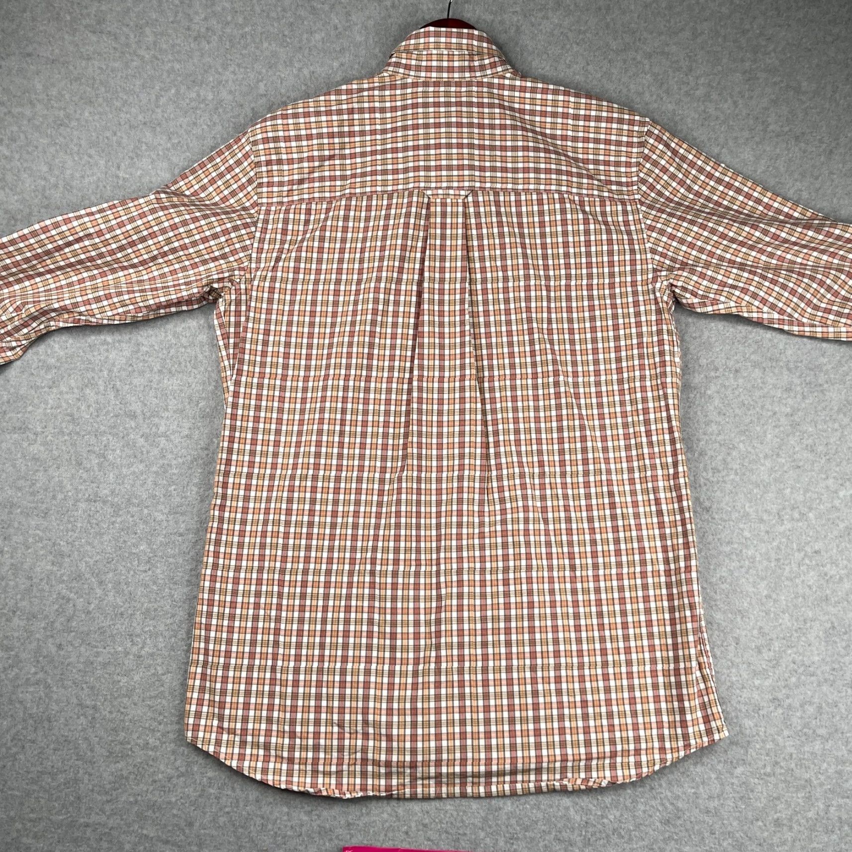 Pendleton Pendleton Shirt Small Orange Plaid Button-Up Long Sleeve Casual Mens Size US S / EU 44-46 / 1 - 5 Thumbnail