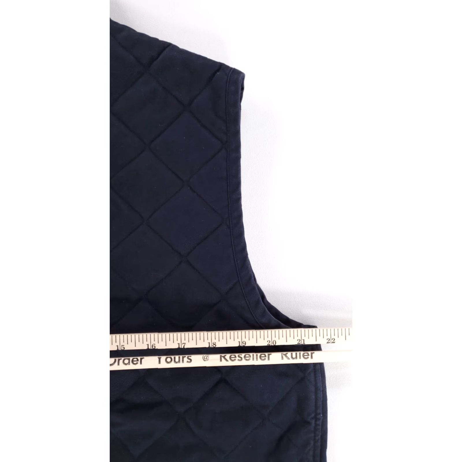 Banana Republic Banana Republic Quilted Full Zip Vest Jacket Corduroy Collar Black Mens S Size US S / EU 44-46 / 1 - 6 Thumbnail