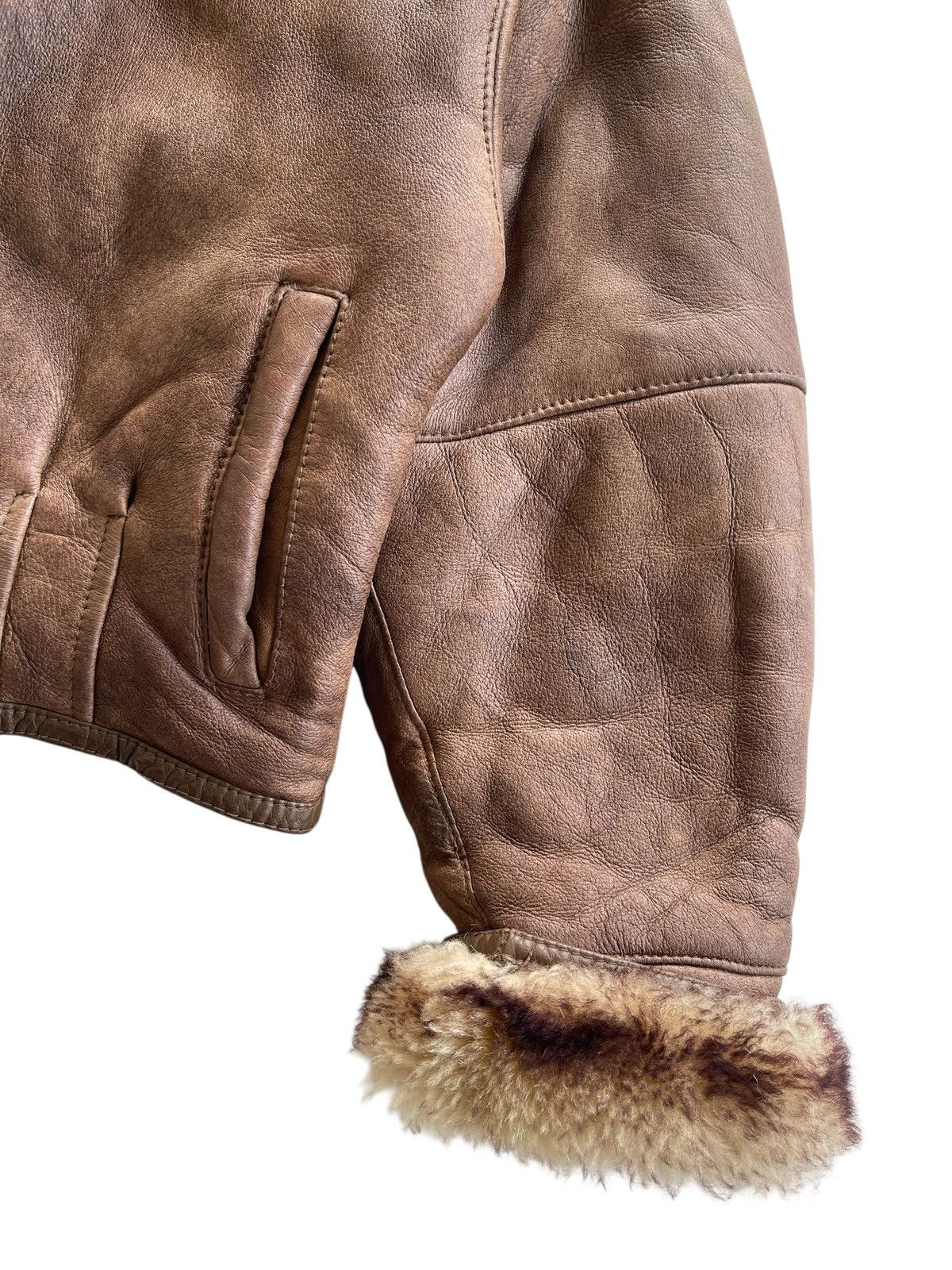 Vintage Vintage Sheepskin Real Fur Waist Jacket Size US M / EU 48-50 / 2 - 9 Thumbnail