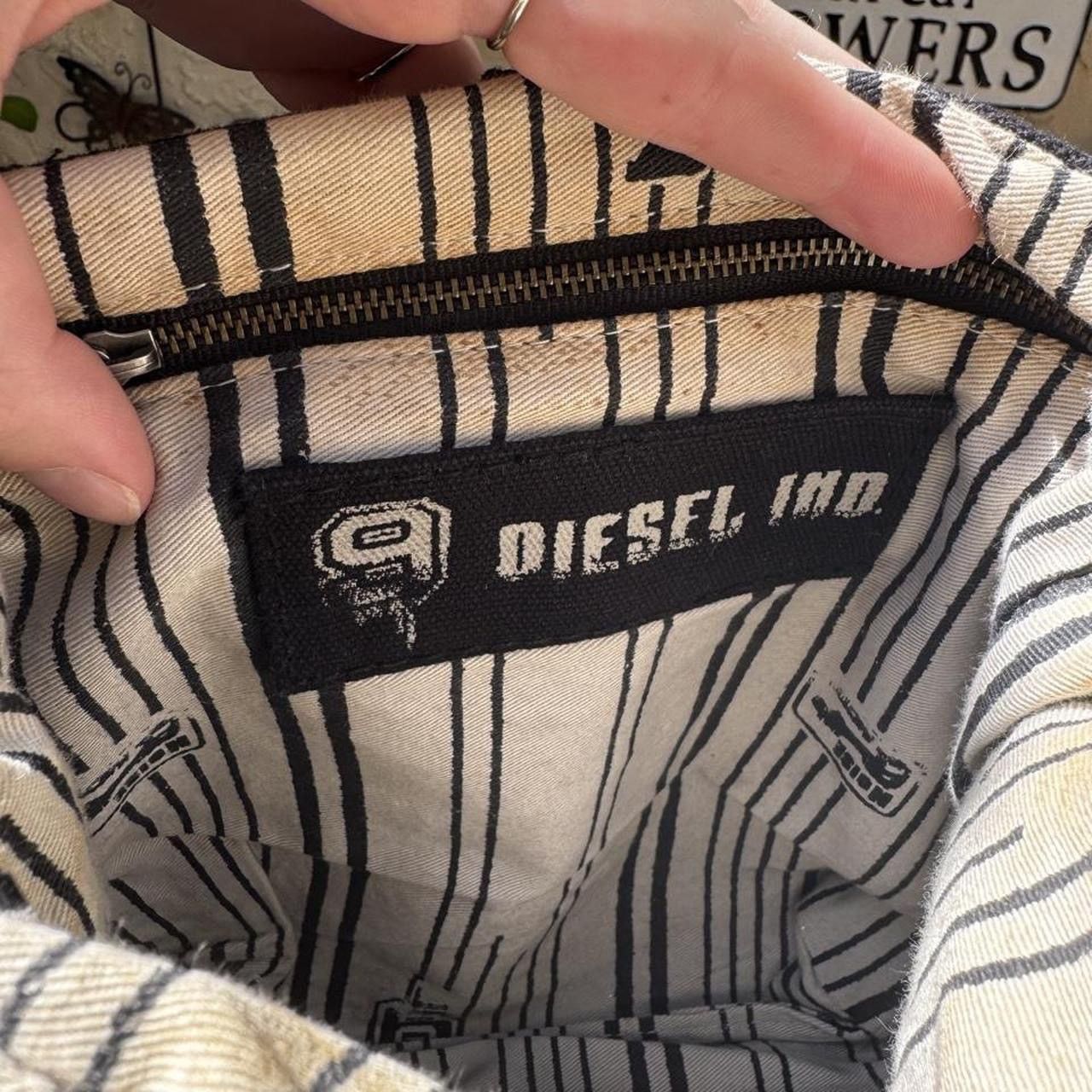 Diesel Y2K Black Denim Diesel Bag Size ONE SIZE - 7 Thumbnail