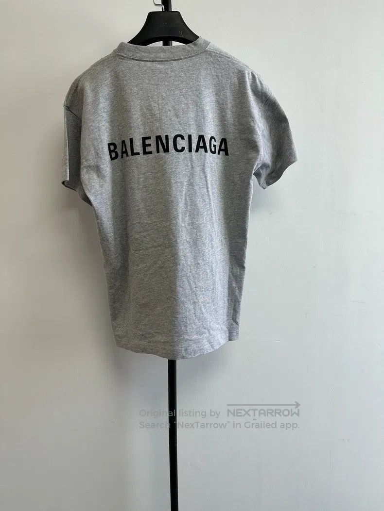 Balenciaga Balenciaga Vintage Printed Short Sleeve T-Shirt Gray Size US XS / EU 42 / 0 - 2 Thumbnail