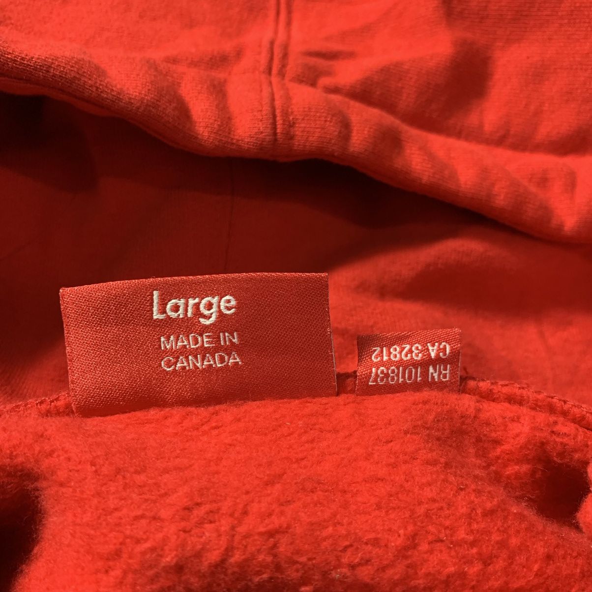 Supreme FW 16 Supreme Logo Zip Up Hoodie Red Size US L / EU 52-54 / 3 - 14 Thumbnail