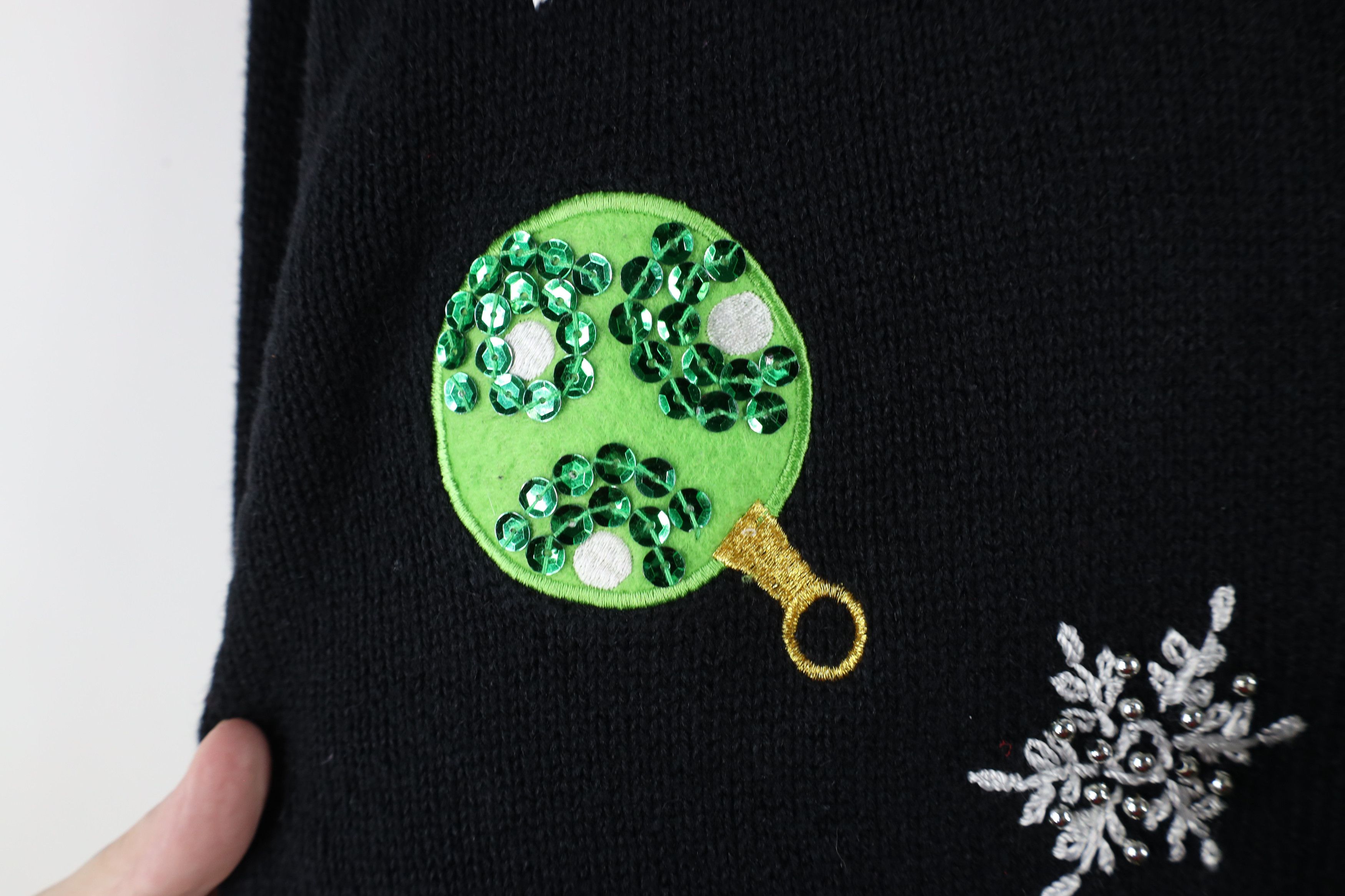 Vintage Vintage 90s Streetwear Christmas Snowman Cardigan Sweater Size L / US 10 / IT 46 - 7 Thumbnail
