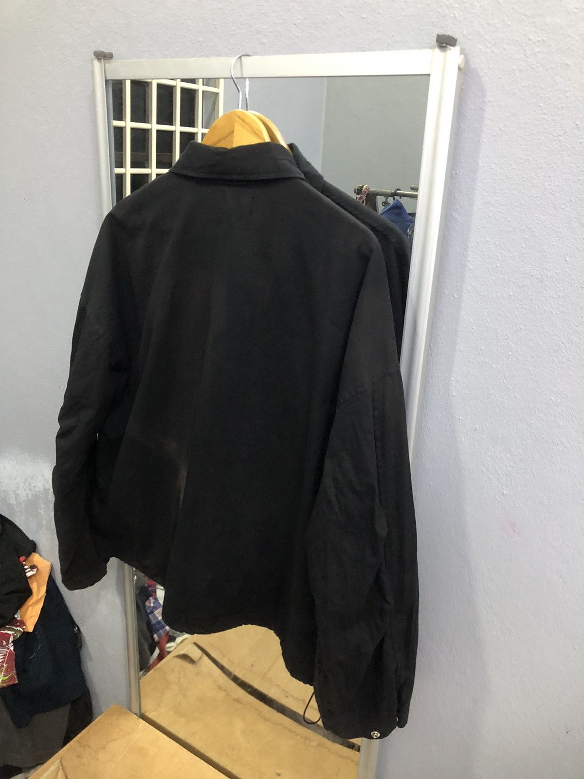 Helmut Lang CROP Black Utility Field Jacket Boxy Fit Drawstring Hem Size US L / EU 52-54 / 3 - 9 Thumbnail