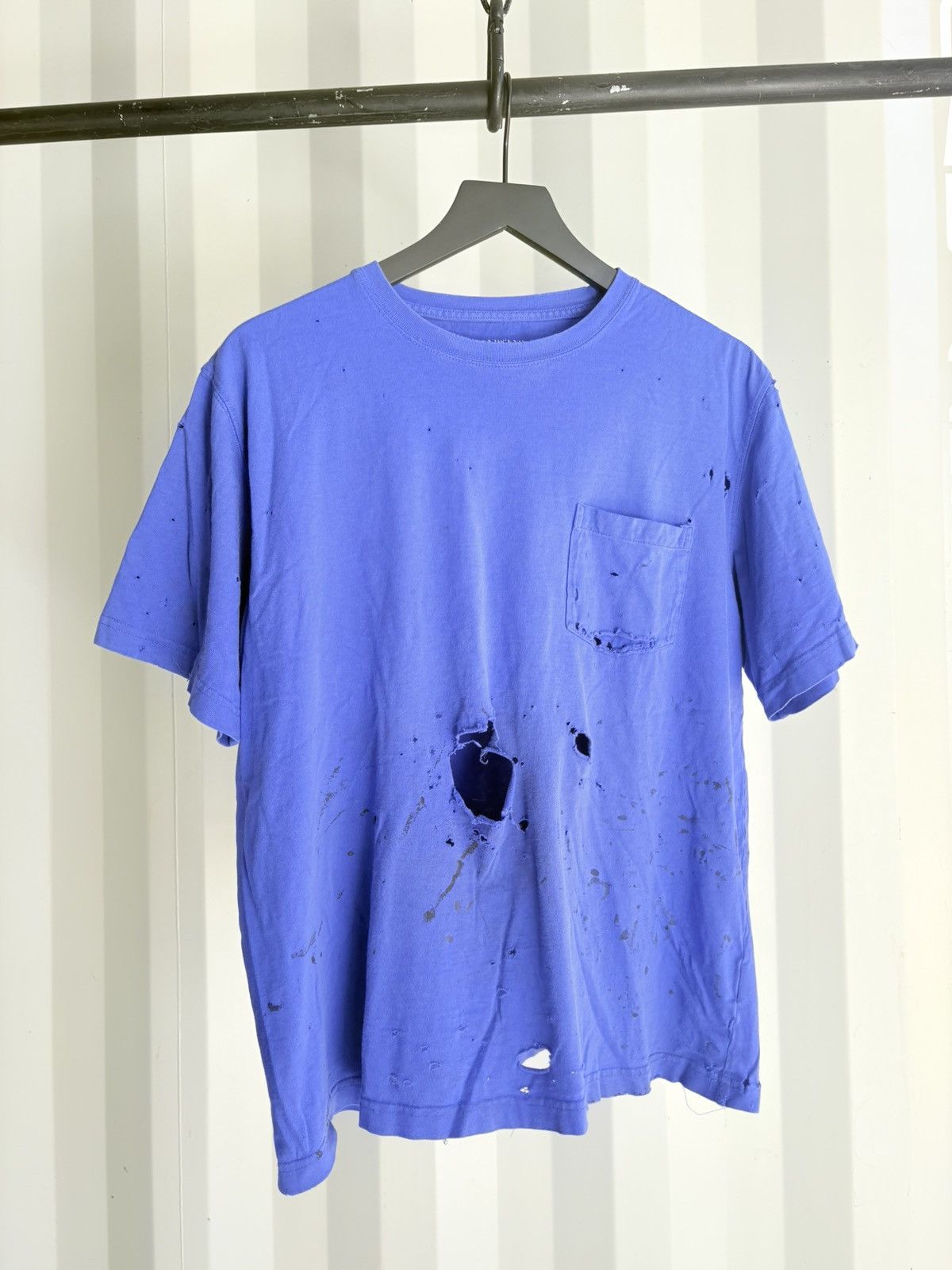 Vintage Thrashed Sun Faded Tee Shirt Distressed ERD Grunge Size US L / EU 52-54 / 3 - 1 Thumbnail
