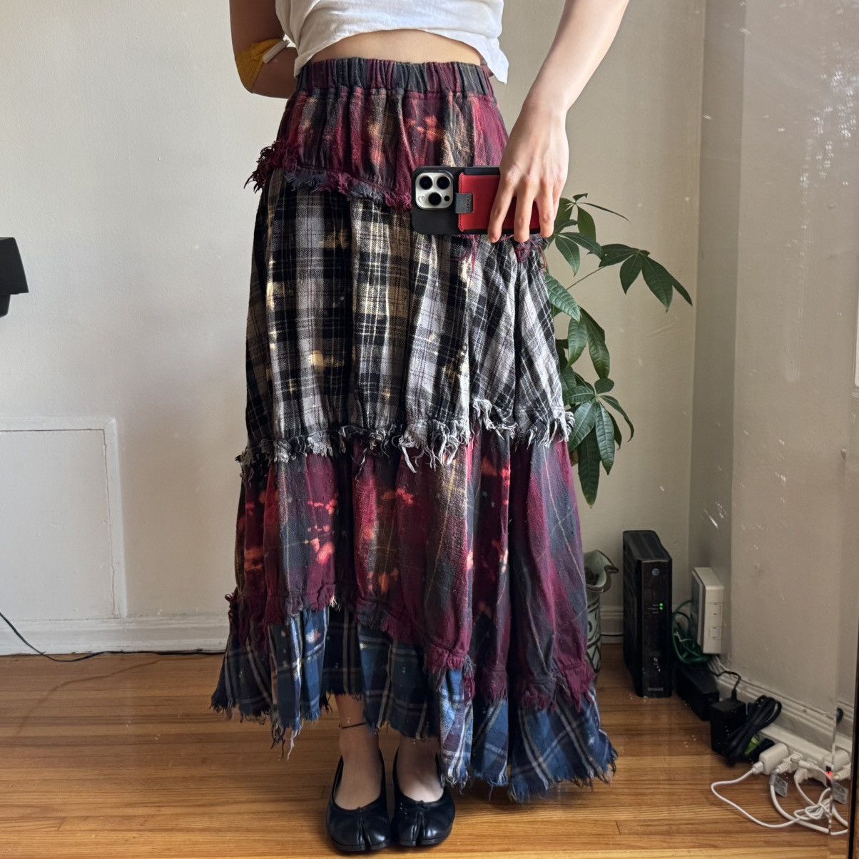 R13 R13 PIECED GATHERED SKIRT Size 26" / US 2 / IT 38 - 2 Thumbnail
