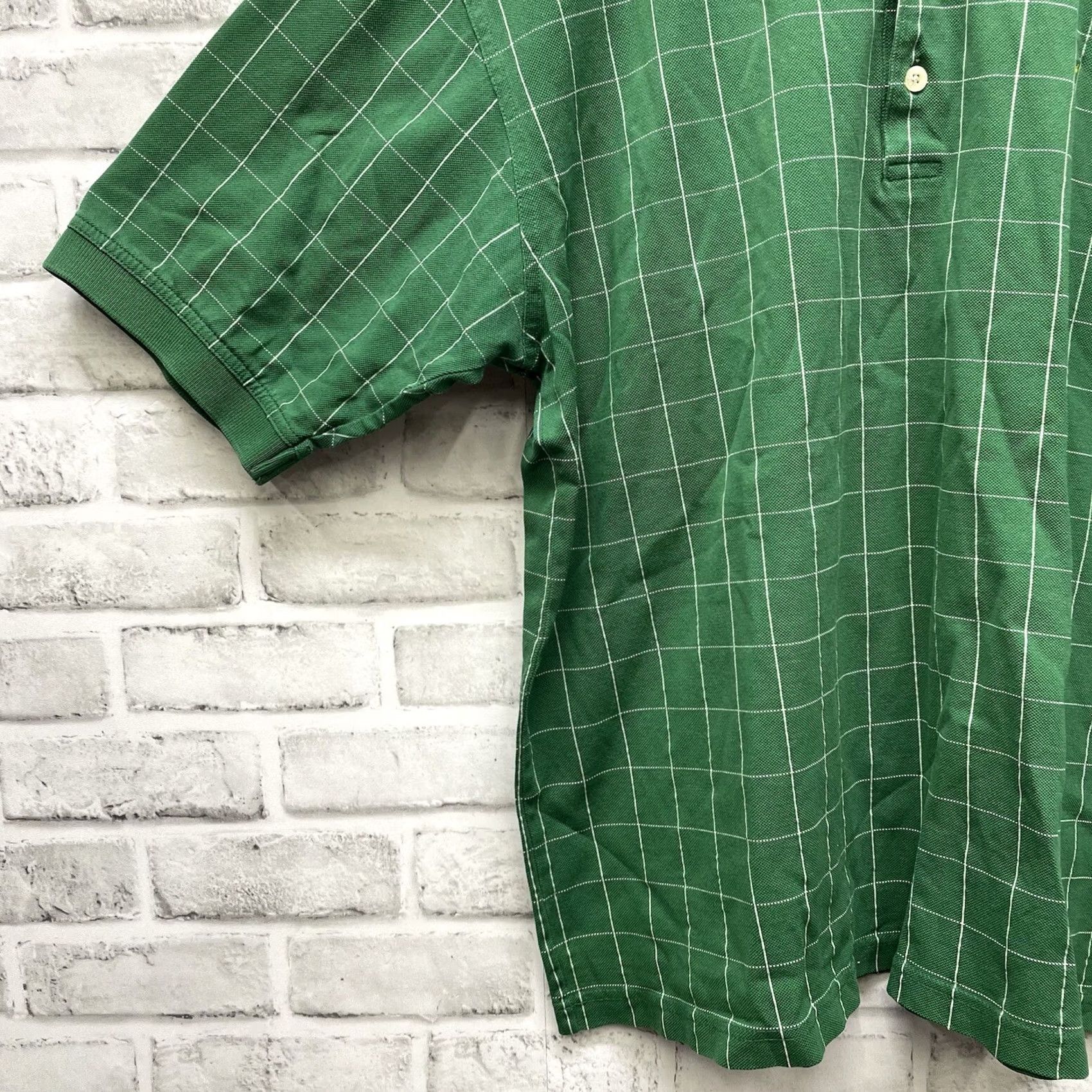 Vintage Masters Collection Polo Golf Shirt Mens Size L Green Two-Ply Mercerized Shirt Size US L / EU 52-54 / 3 - 3 Thumbnail