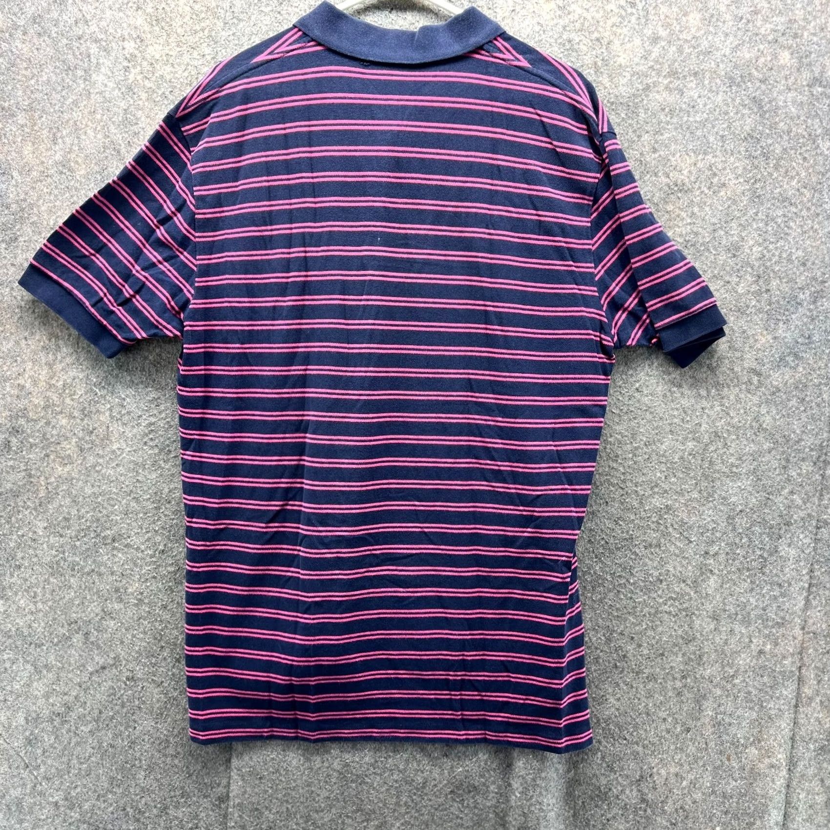 Ralph Lauren Polo Ralph Lauren Polo Shirt Men Large Adult Pink Striped Pony Preppy Rugby Shirt Size US L / EU 52-54 / 3 - 3 Thumbnail