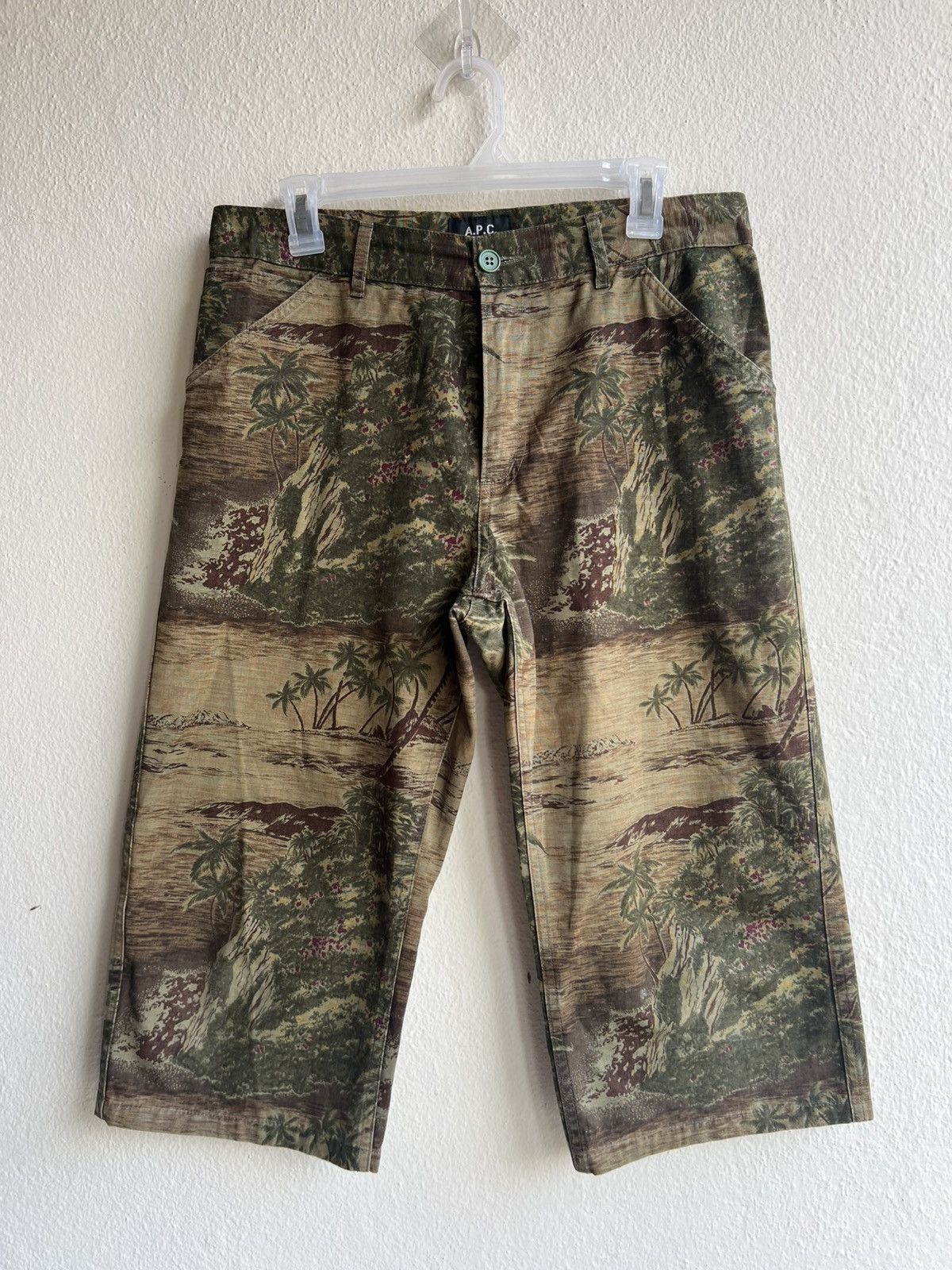 A.P.C. Vintage 90s A.P.C. Made in France 3 Quarter Pant Size US 31 - 2 Thumbnail