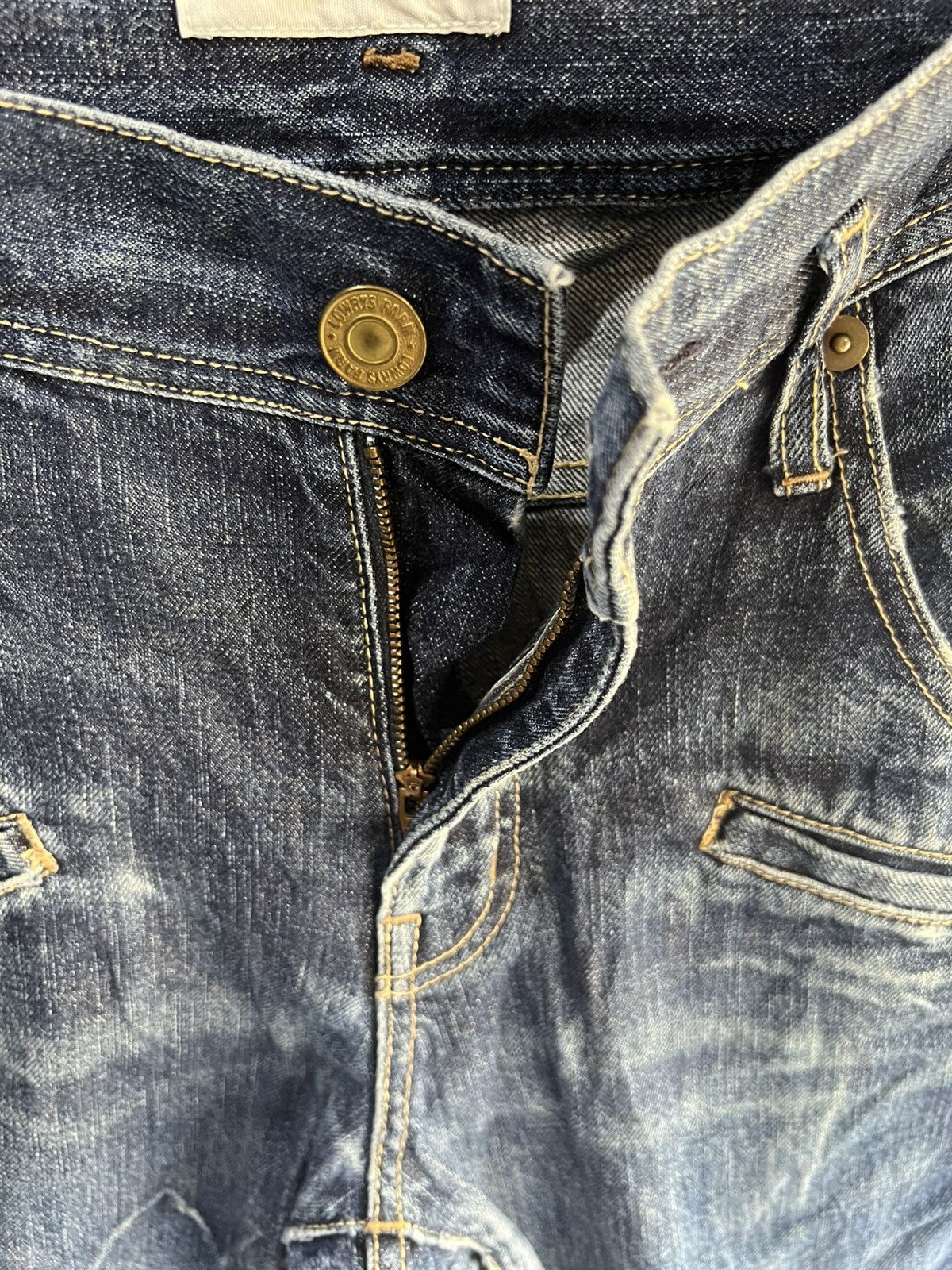 LOWRYS FARM 🔥Rare Lowrys Farm Twist Distressed Denim Size US 31 - 10 Thumbnail
