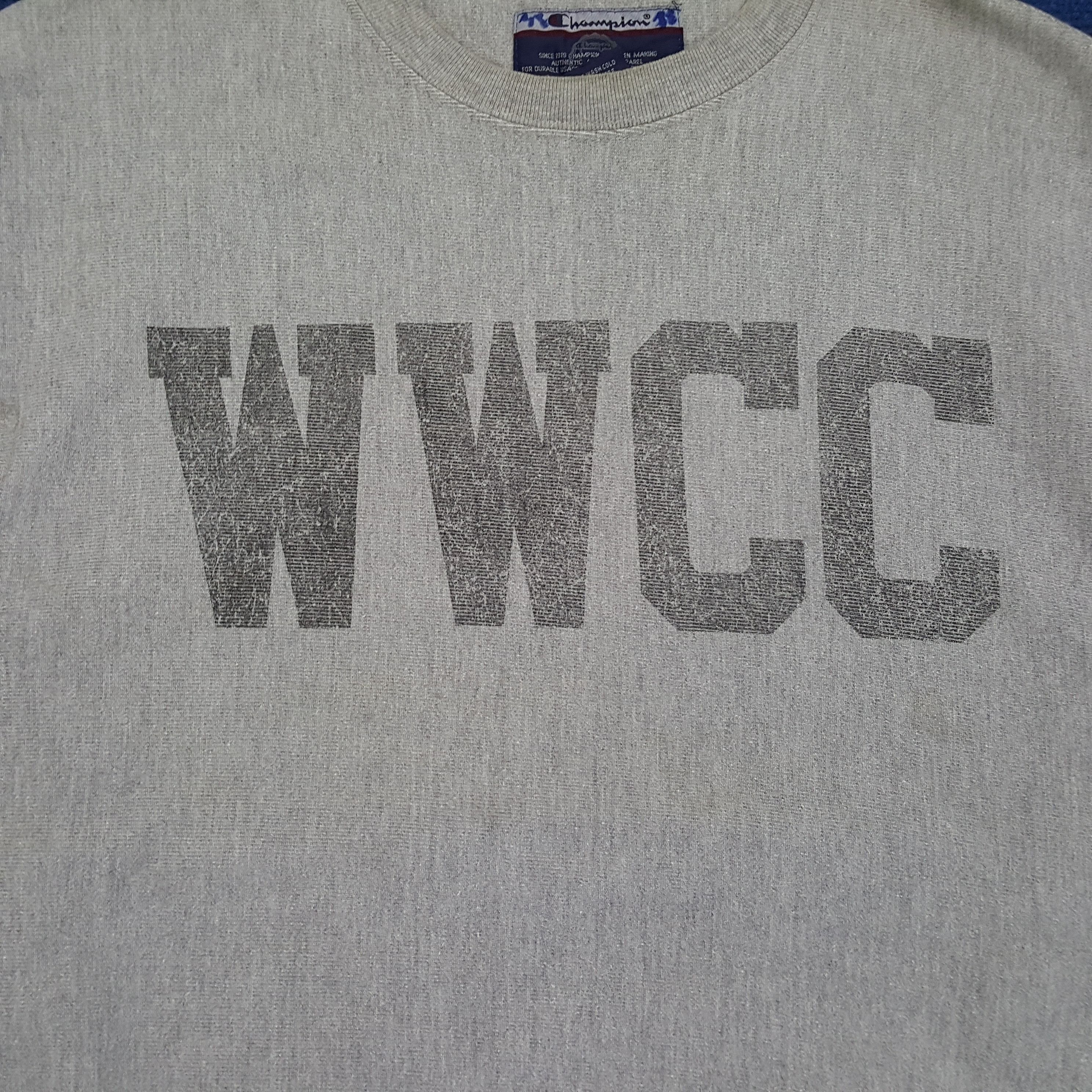 Champion × Vintage Vintage Champion WWCC Working with Children Check Sweatshirt Size US L / EU 52-54 / 3 - 2 Thumbnail