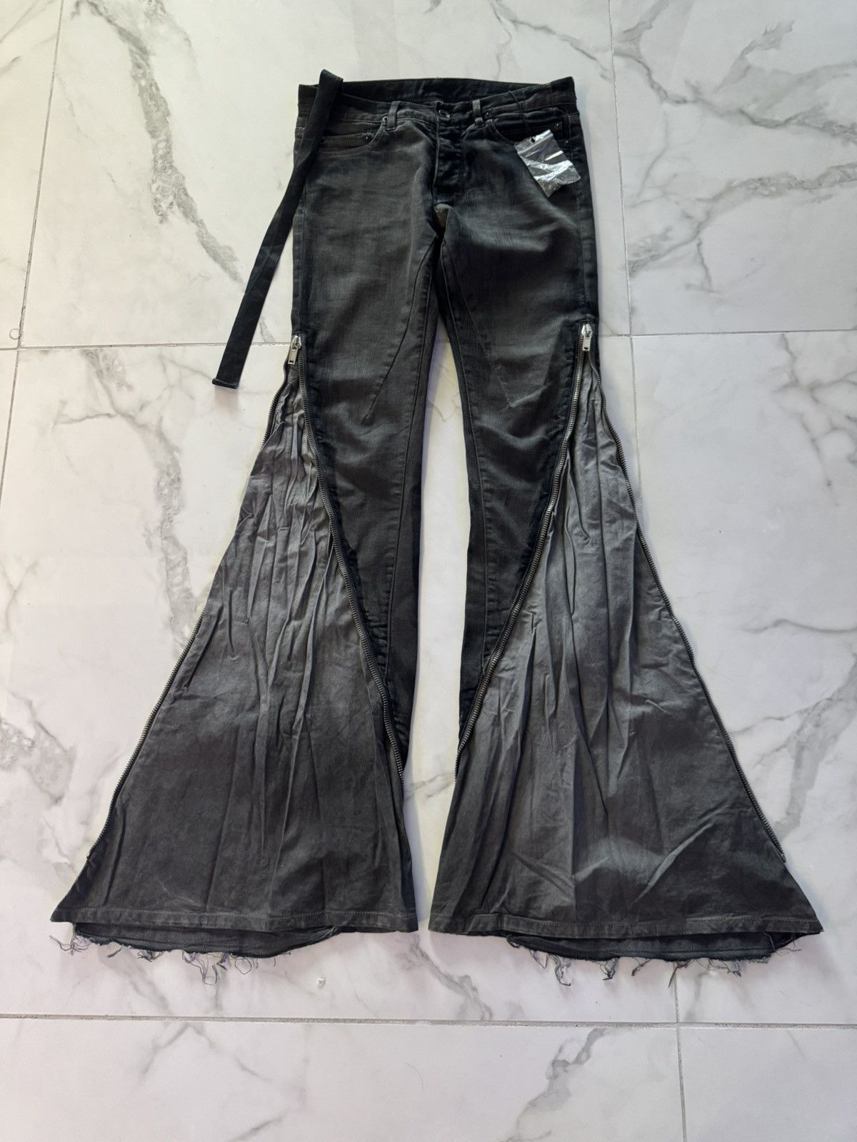 Rick Owens SS09 Rick owens strutter hog wash denim Size 28" / US 6 / IT 42 - 6 Thumbnail