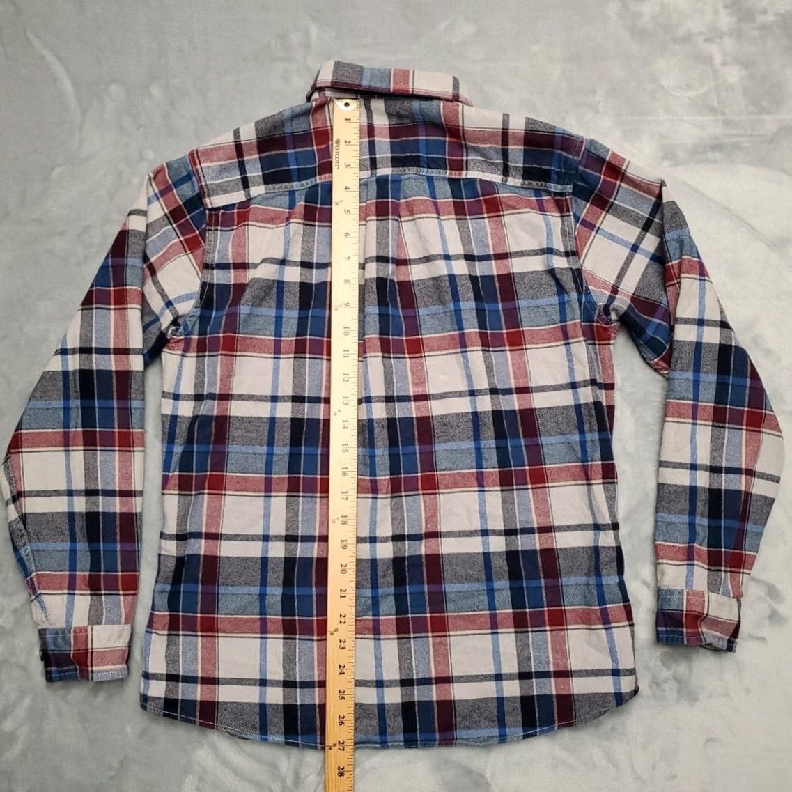 Eddie Bauer Eddie Bauer Shirt Mens M Blue Plaid 100% Cotton Flannel Outdoor Cabin Woods Shirt Size US M / EU 48-50 / 2 - 6 Thumbnail