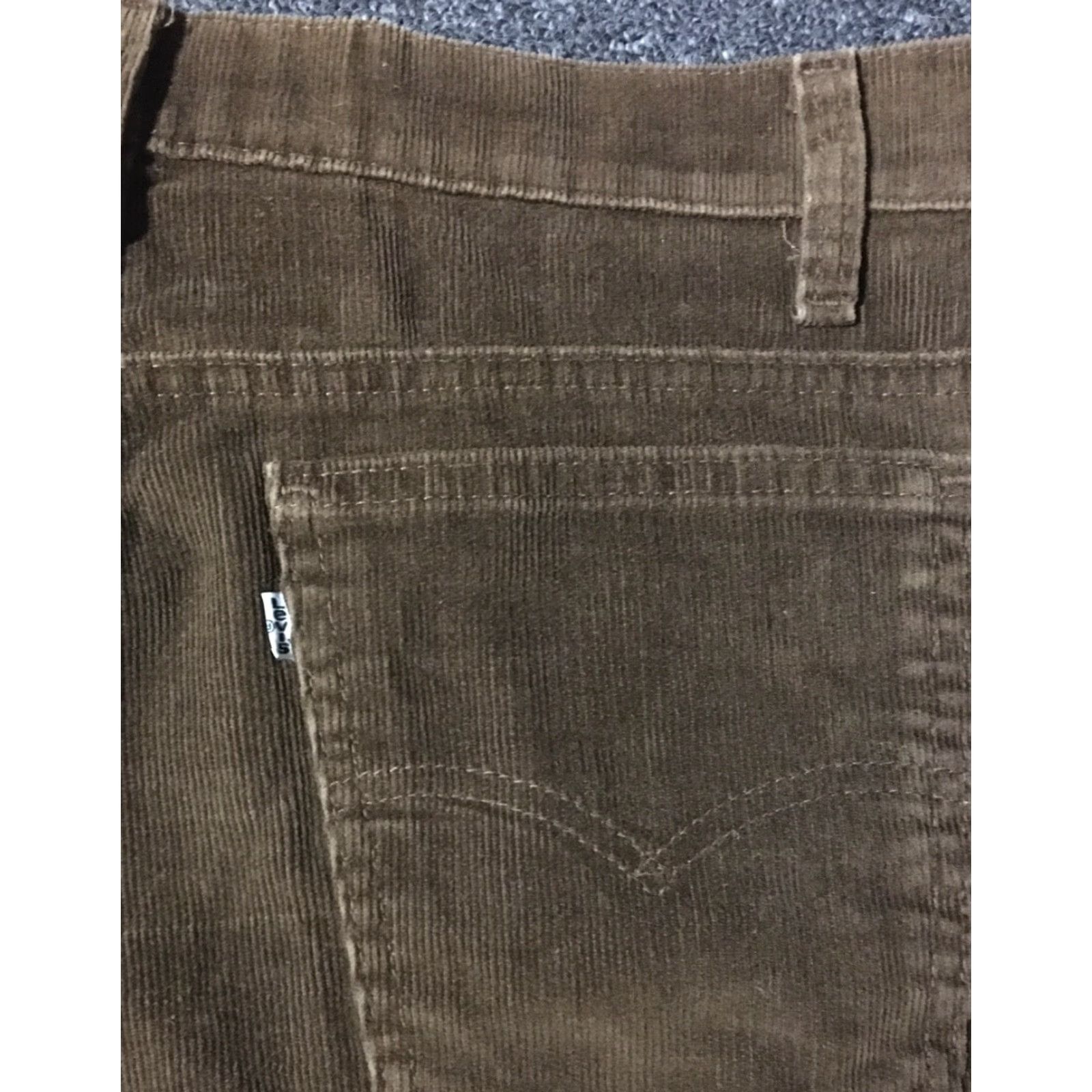 Levi's VINTAGE Levi's 517 Corduroy Pants Jeans Men 35 30 Brown USA 70s 80s Grunge Punk Biker Rock Size US 35 - 2 Thumbnail