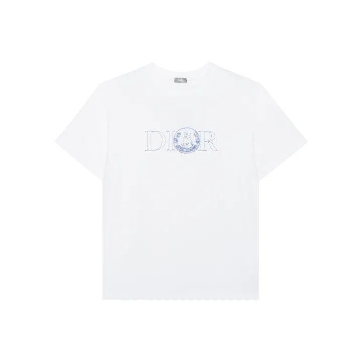 Dior Dior Dior Hylton Nel SS25 Logo Printed Loose T-Shirt 0079- Size US XL / EU 56 / 4 - 1 Thumbnail