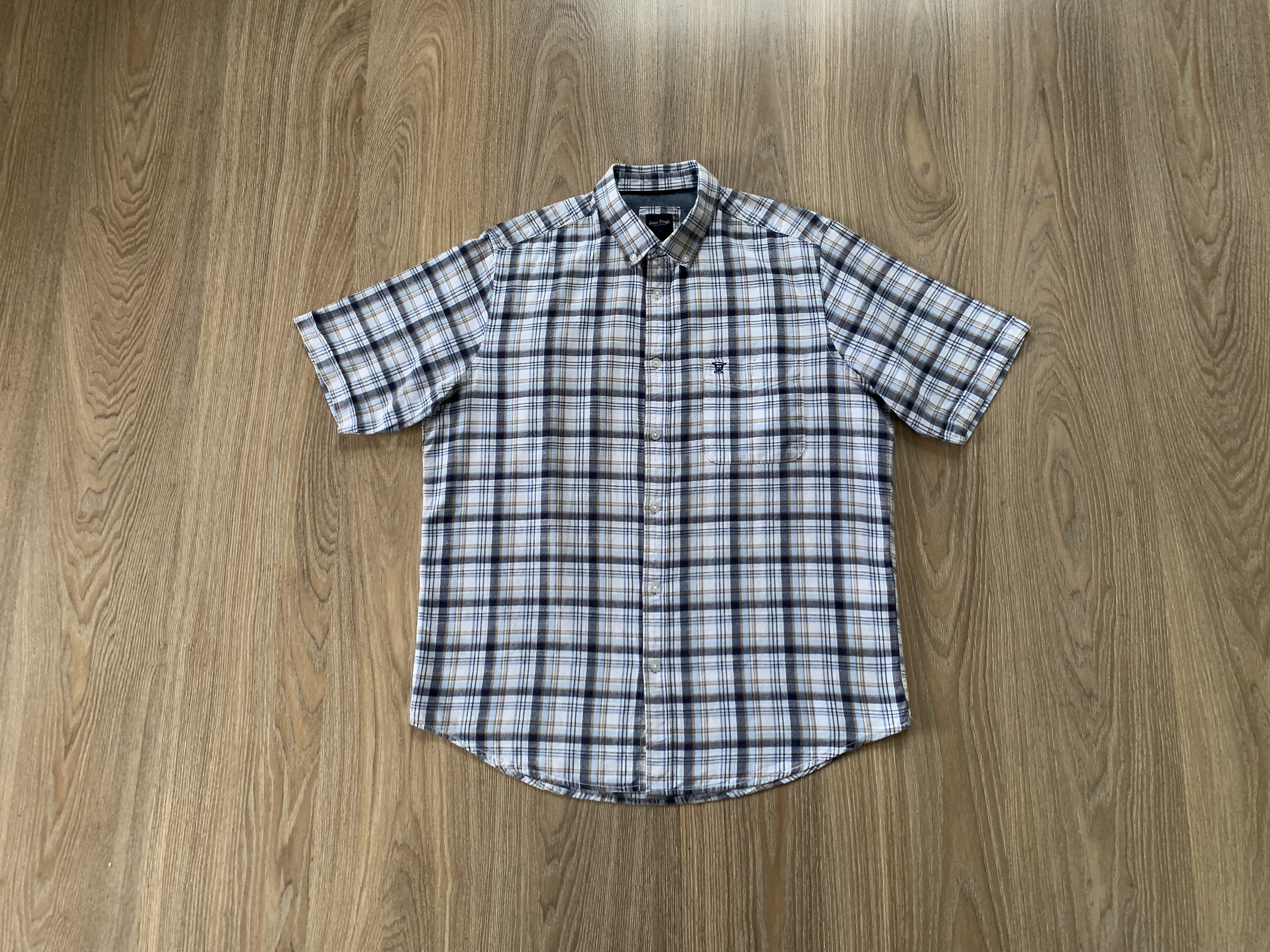 Pringle Of Scotland James Pringle Casual Cotton Plaid Short Sleeve Shirt Size US M / EU 48-50 / 2 - 1 Thumbnail