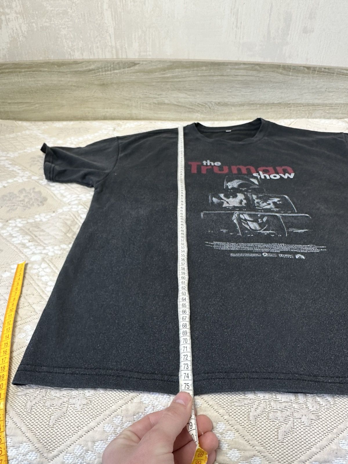 Vintage 🔥 1998 The Truman Show Vintage Movie Jim Carrey T Shirt Size US XXL / EU 58 / 5 - 8 Thumbnail