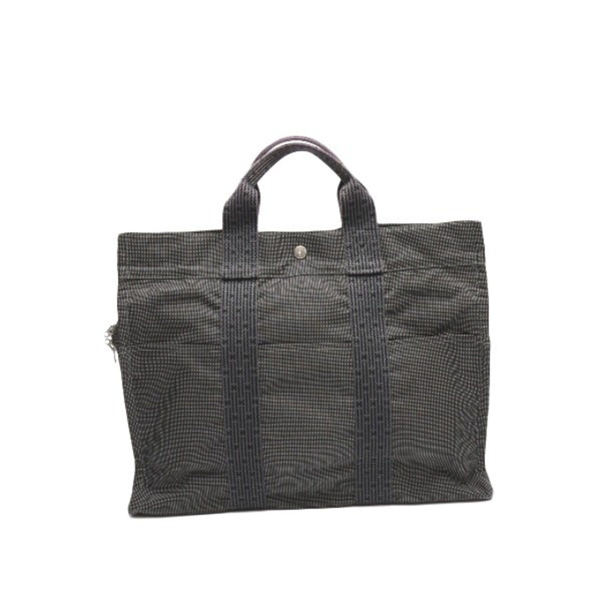 Hermes Hermes Tote Bag Air Line MM Canvas Grey Size ONE SIZE - 1 Thumbnail