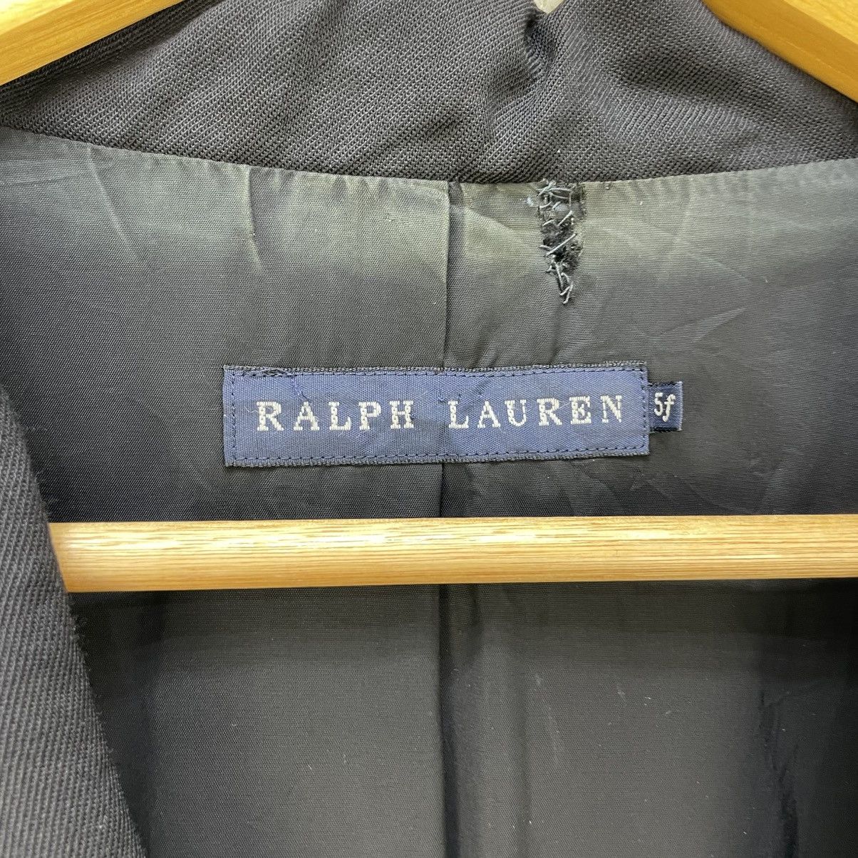 Ralph Lauren 💥Ralph Lauren Black Single Button Daily Jacket Size M / US 6-8 / IT 42-44 - 6 Thumbnail