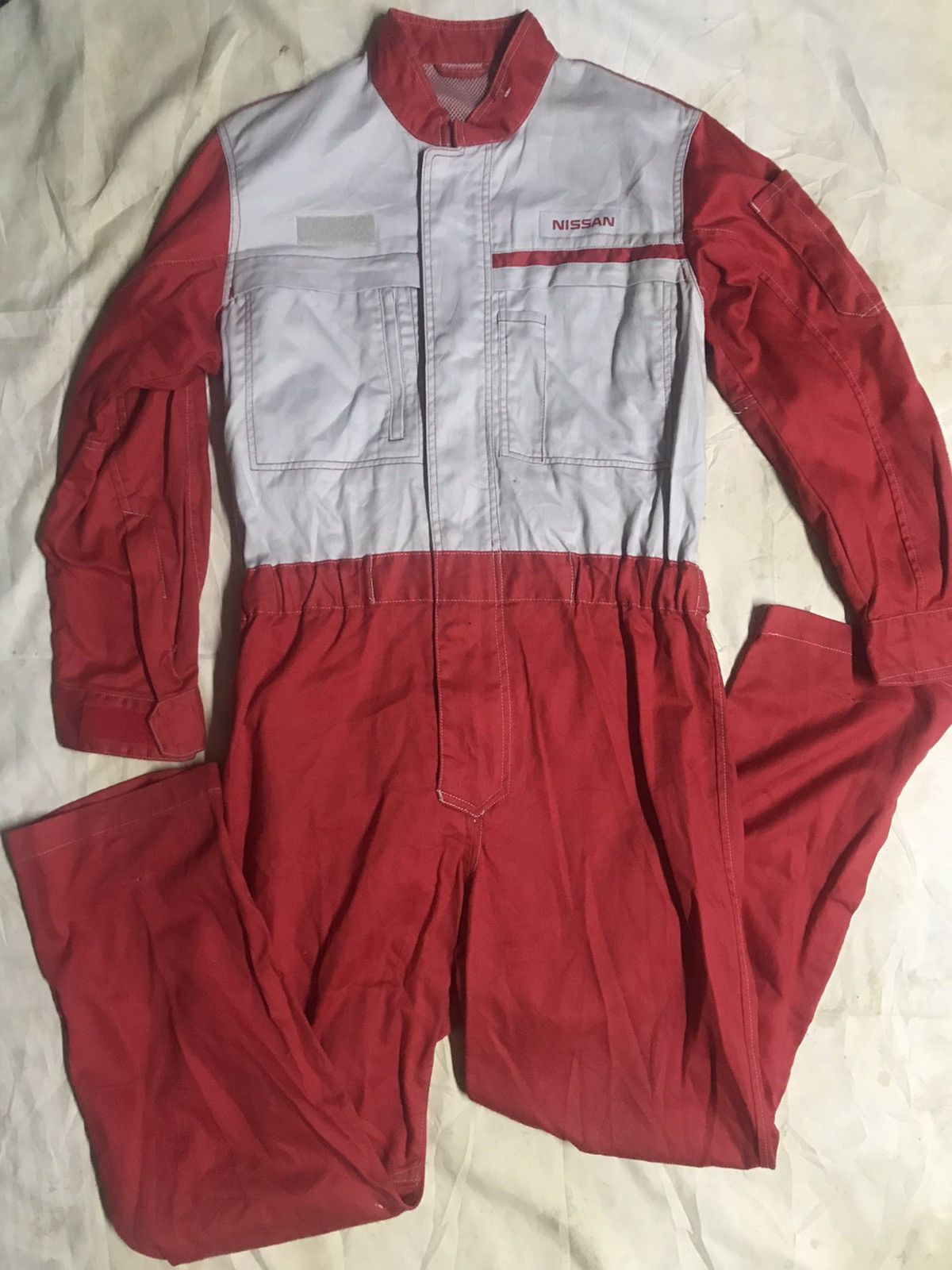Japanese Brand Nissan Engineered Coverral Size 34R - 2 Thumbnail