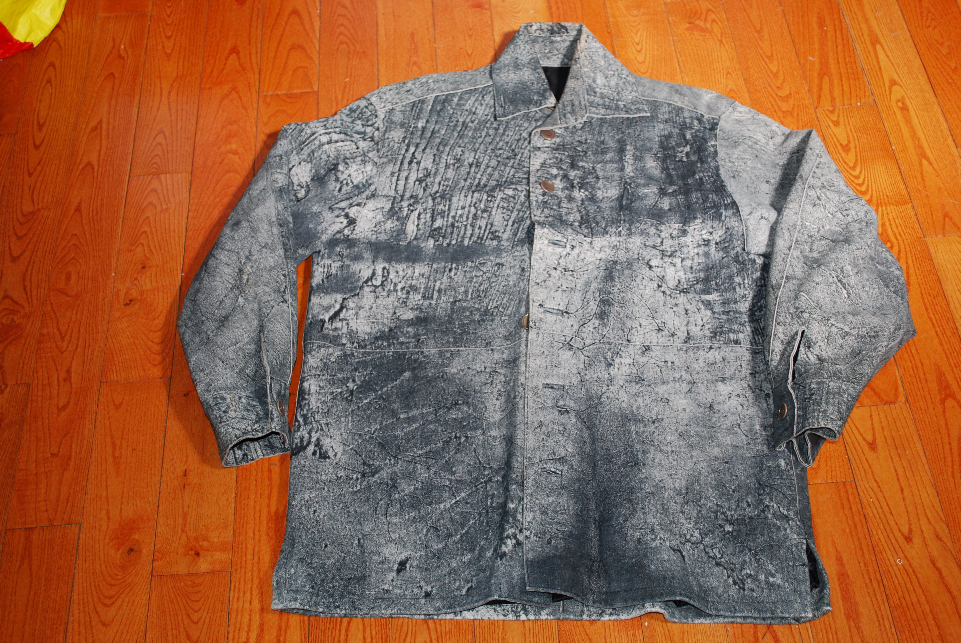 Vera Pelle Vera Pelle for Emillio Franco Leather Shaket denim look Size US L / EU 52-54 / 3 - 1 Thumbnail