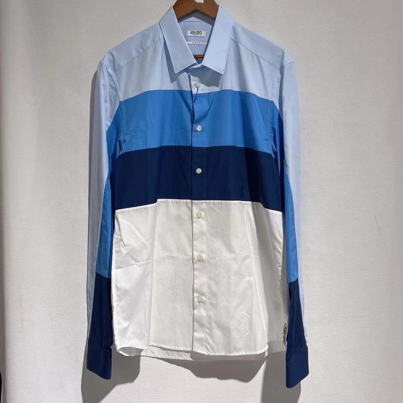 Kenzo KENZO Blue long-sleeved shirt Size US L / EU 52-54 / 3 - 1 Thumbnail