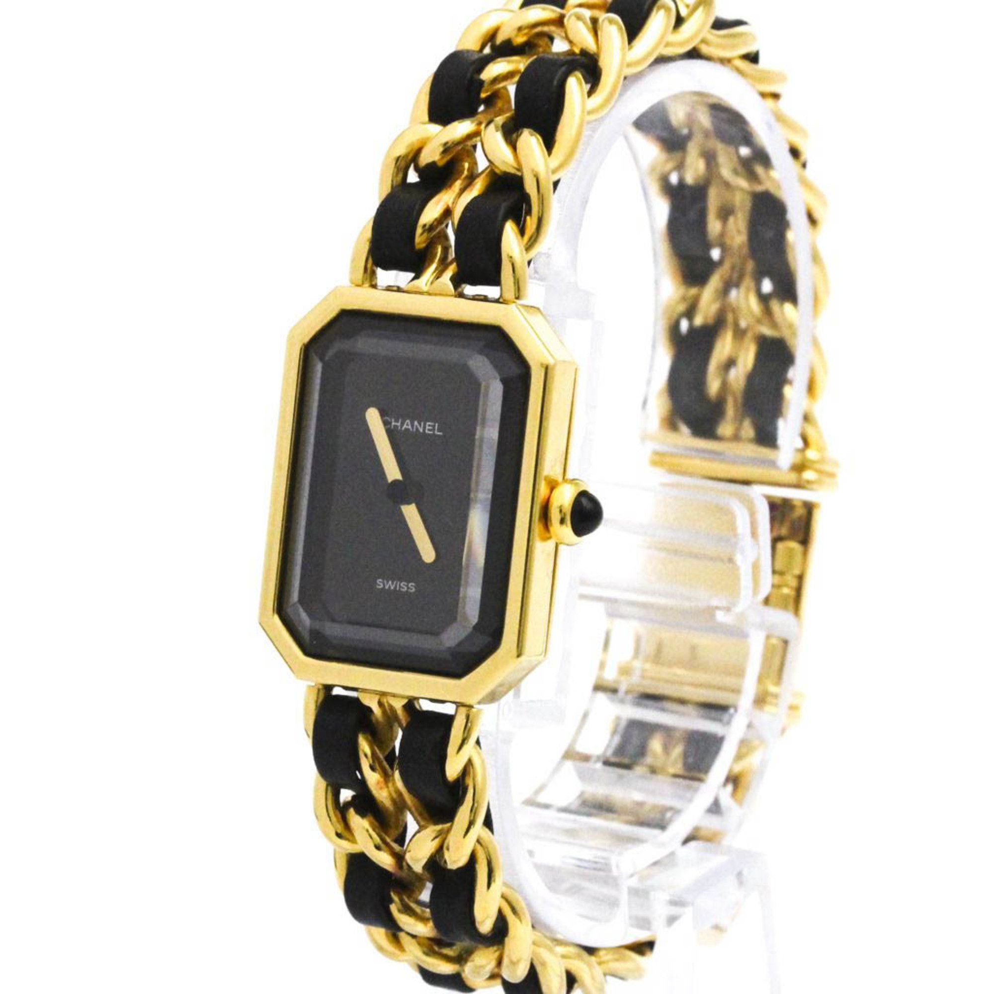 Chanel Chanel Premiere Rock Quartz Watch Plated Metal and Leather Size ONE SIZE - 1 Thumbnail