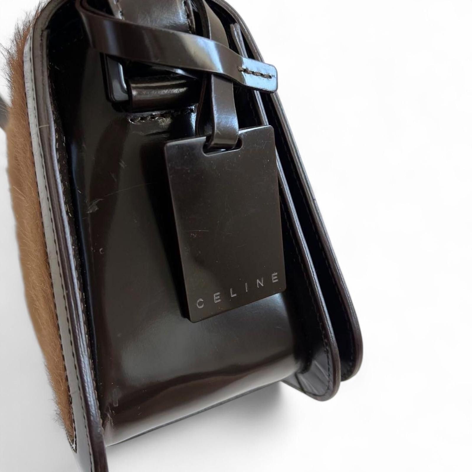 バッグ CELINE HAIR CALF FUR LEATHER HAND BAG Celine - Hair Calf Fur Leather Handbag