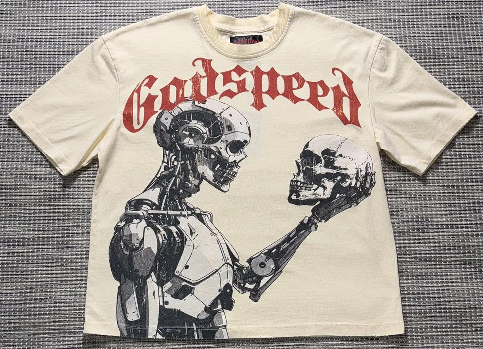 Mankind Vs Ai Bone/Red Godspeed Tee