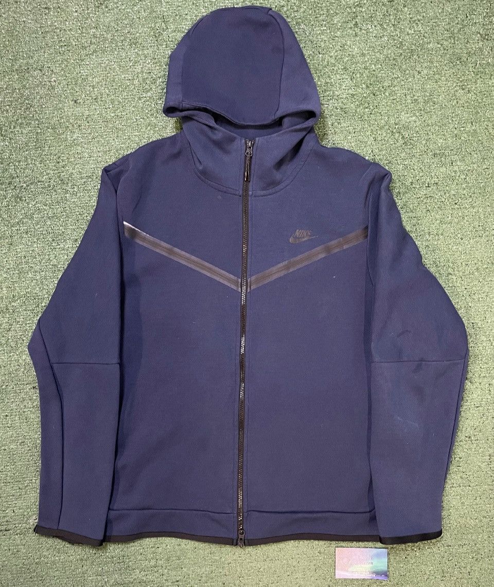 Nike Nike navy tech fleece hoodie Size US XL / EU 56 / 4 - 1 Thumbnail