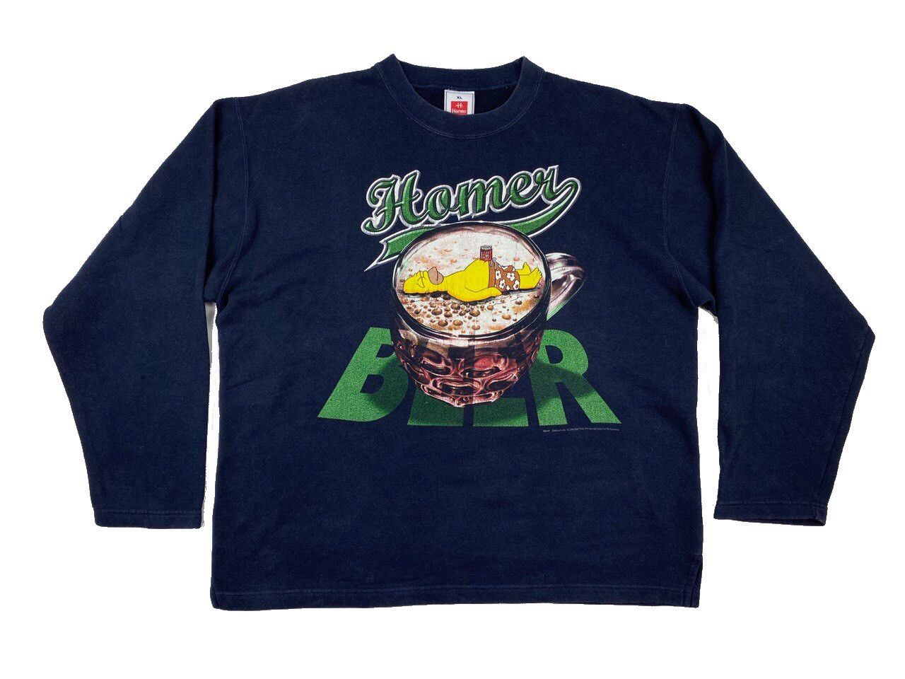 The Simpsons × Vintage Sweatshirt The Simpsons Homer Beer 1999 years size XL Size US XL / EU 56 / 4 - 1 Thumbnail