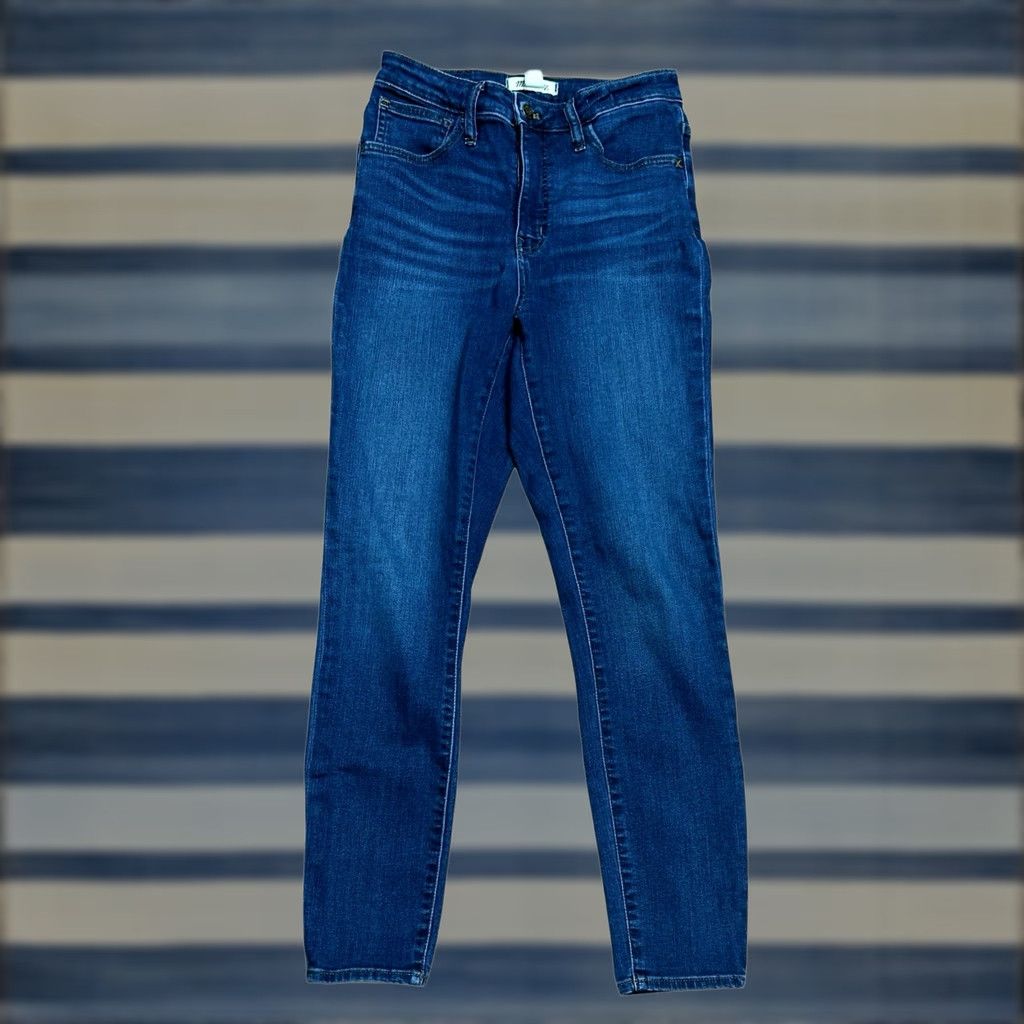 Madewell Madewell Jeans Curvy Roadtripper Size 27 Bark Blue Straight leg Womens Pants Regular Dress Denim 5-Pocket City Bohemian Preppy Size 27" / US 4 / IT 40 - 1 Thumbnail