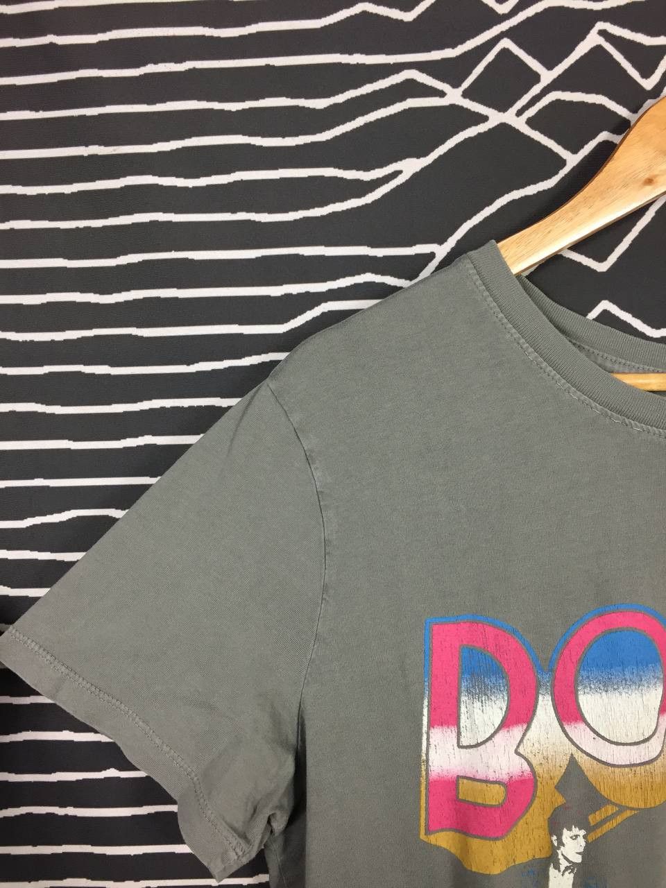 Band Tees × Vintage David Bowie Spiders From Mars 1972 North American Tour Tee Size US L / EU 52-54 / 3 - 4 Thumbnail