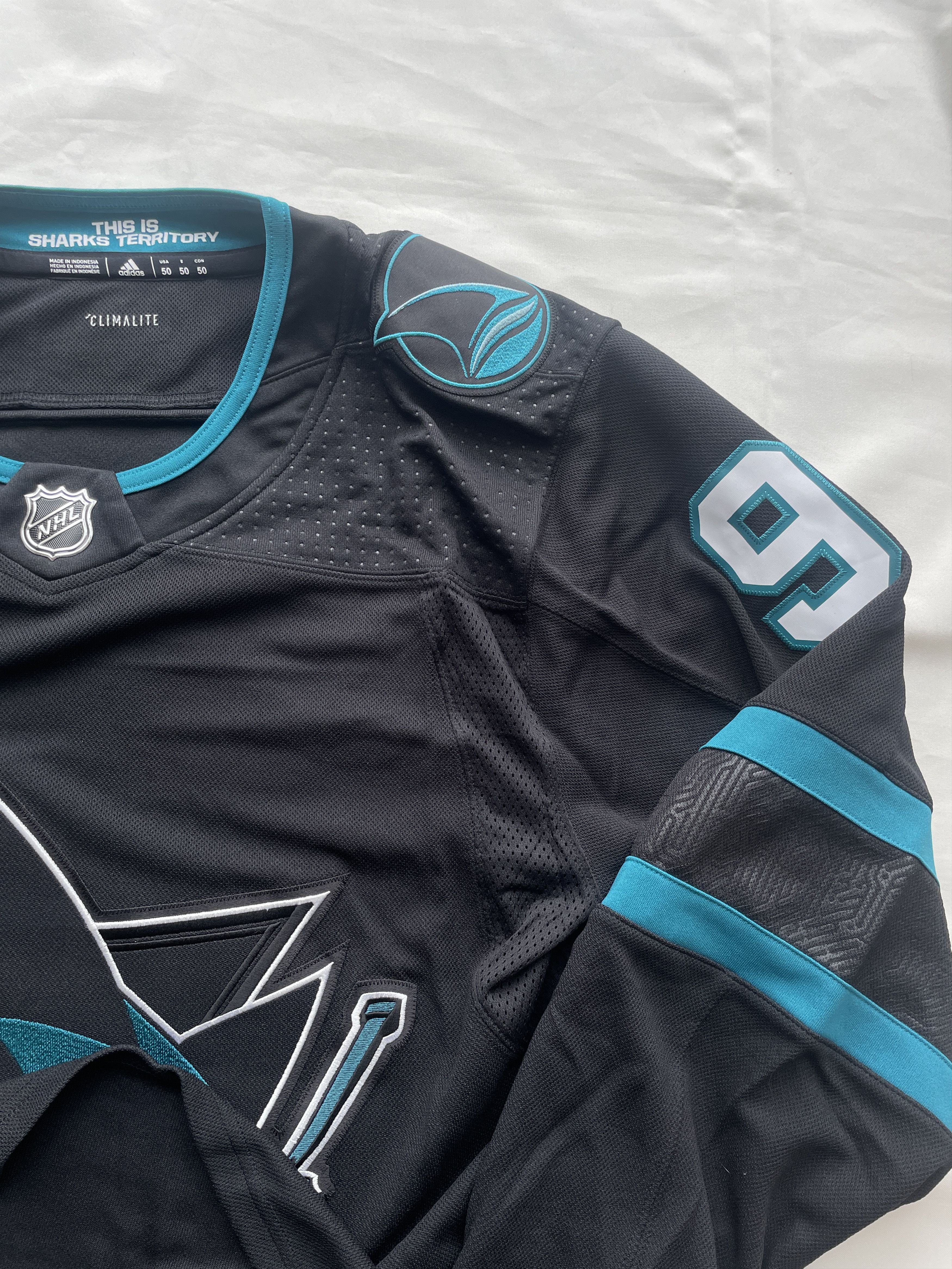 Adidas BNWT San Jose Sharks Adidas #9 Kane Auth Alternate Jersey Size US M / EU 48-50 / 2 - 6 Thumbnail