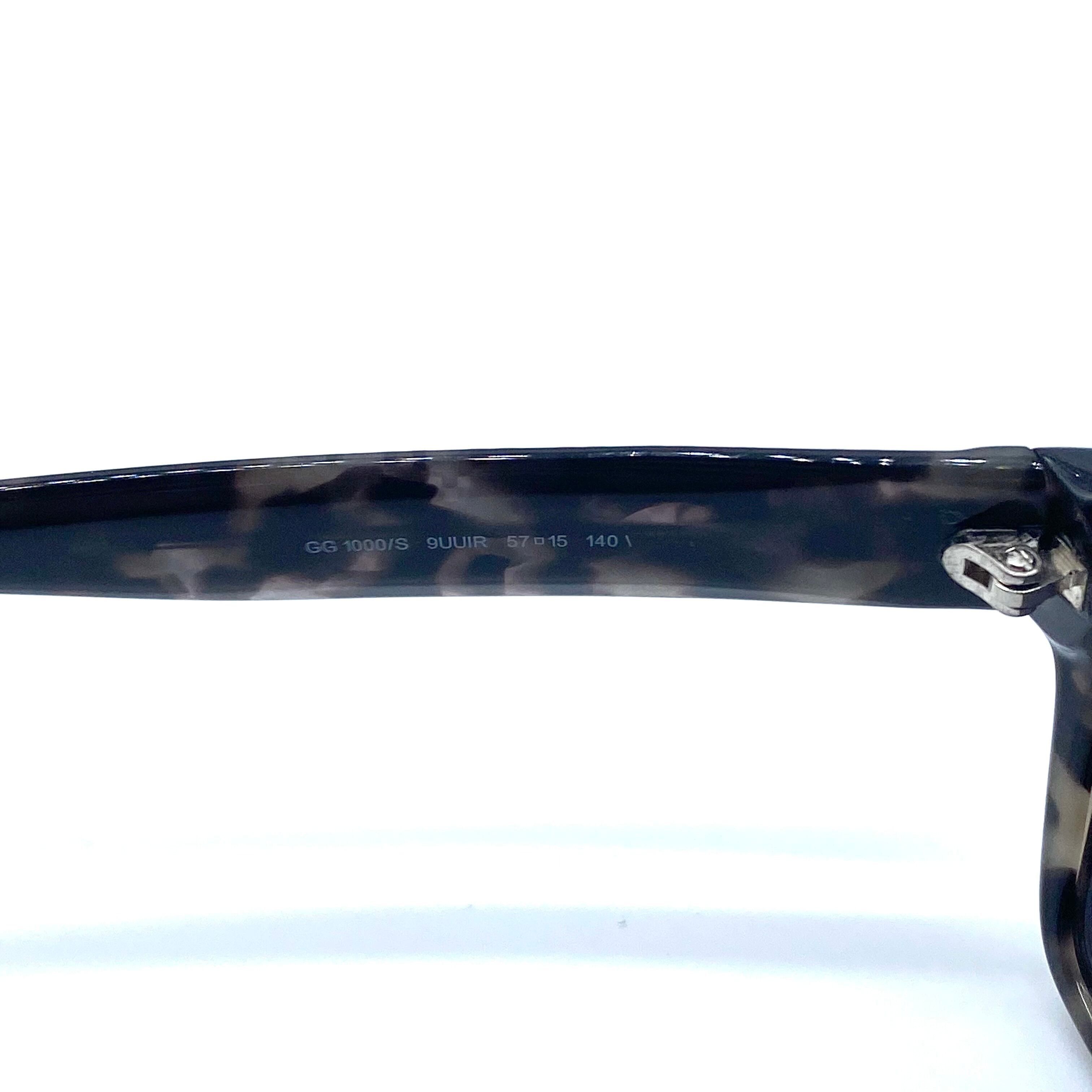 Gucci Gucci glasses tortoiseshell pattern Black eyeglasses Size ONE SIZE - 6 Thumbnail