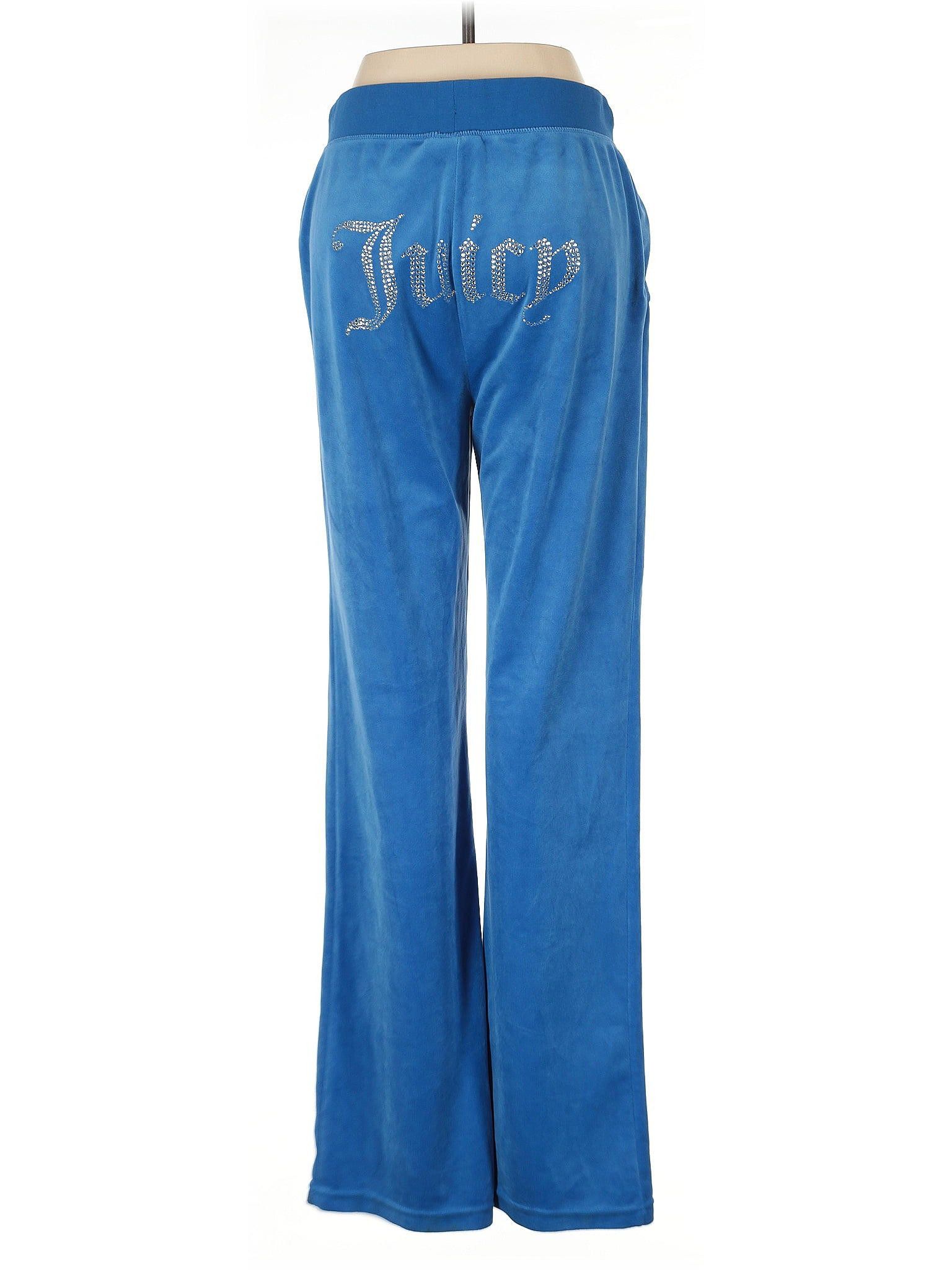 Juicy Couture Jeans Juicy Couture Y2K Style Blue Velour Pants Size 32" / US 10 / IT 46 - 2 Thumbnail