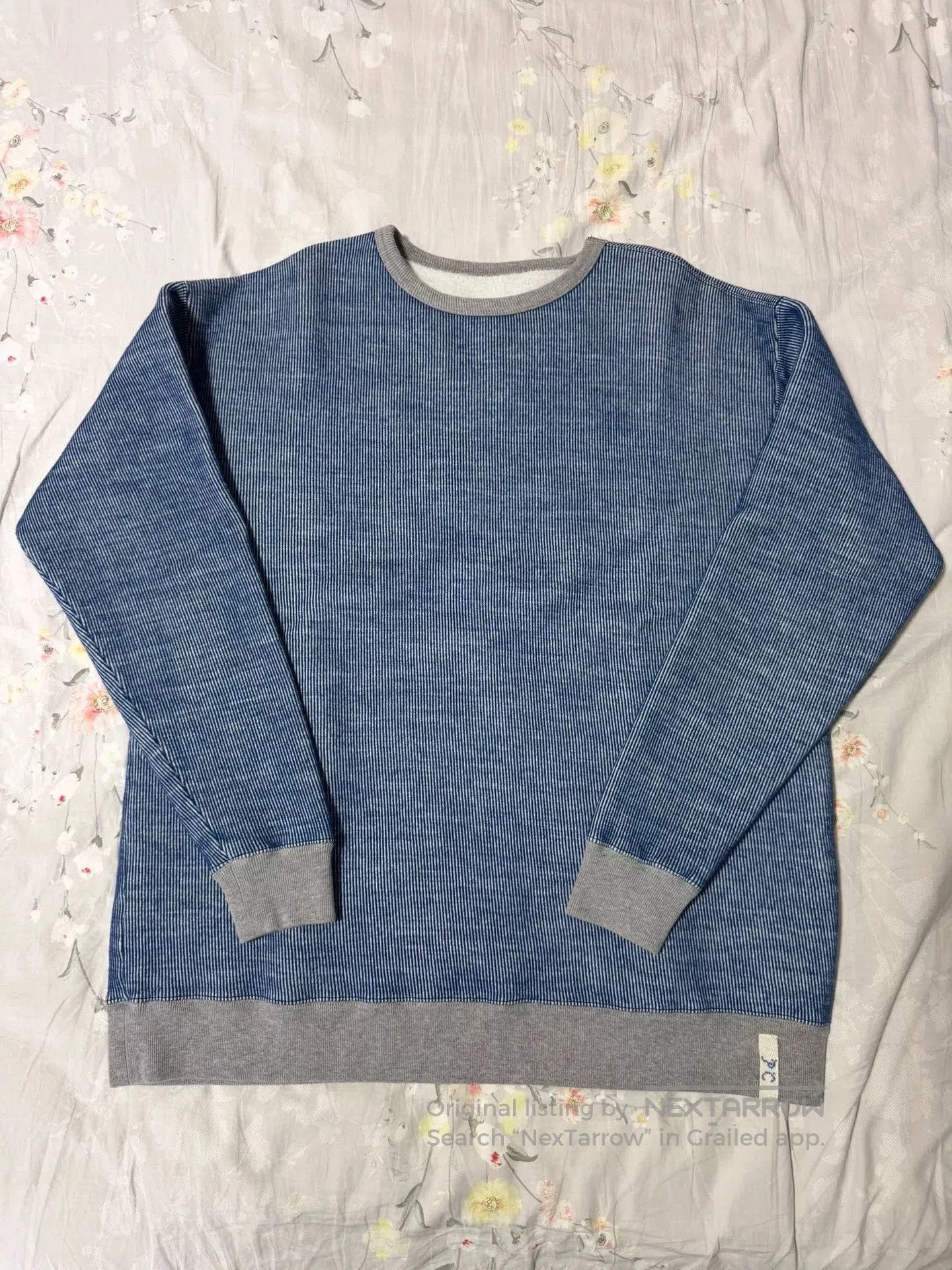 Porter Classic Porter Classic Indigo Corduroy Crewneck Sweatshirt. Size US M / EU 48-50 / 2 - 1 Thumbnail