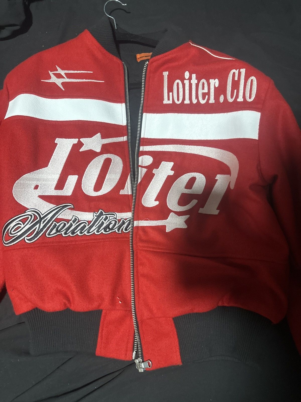 Other Red loiter jacket, white lettering Size US M / EU 48-50 / 2 - 2 Thumbnail
