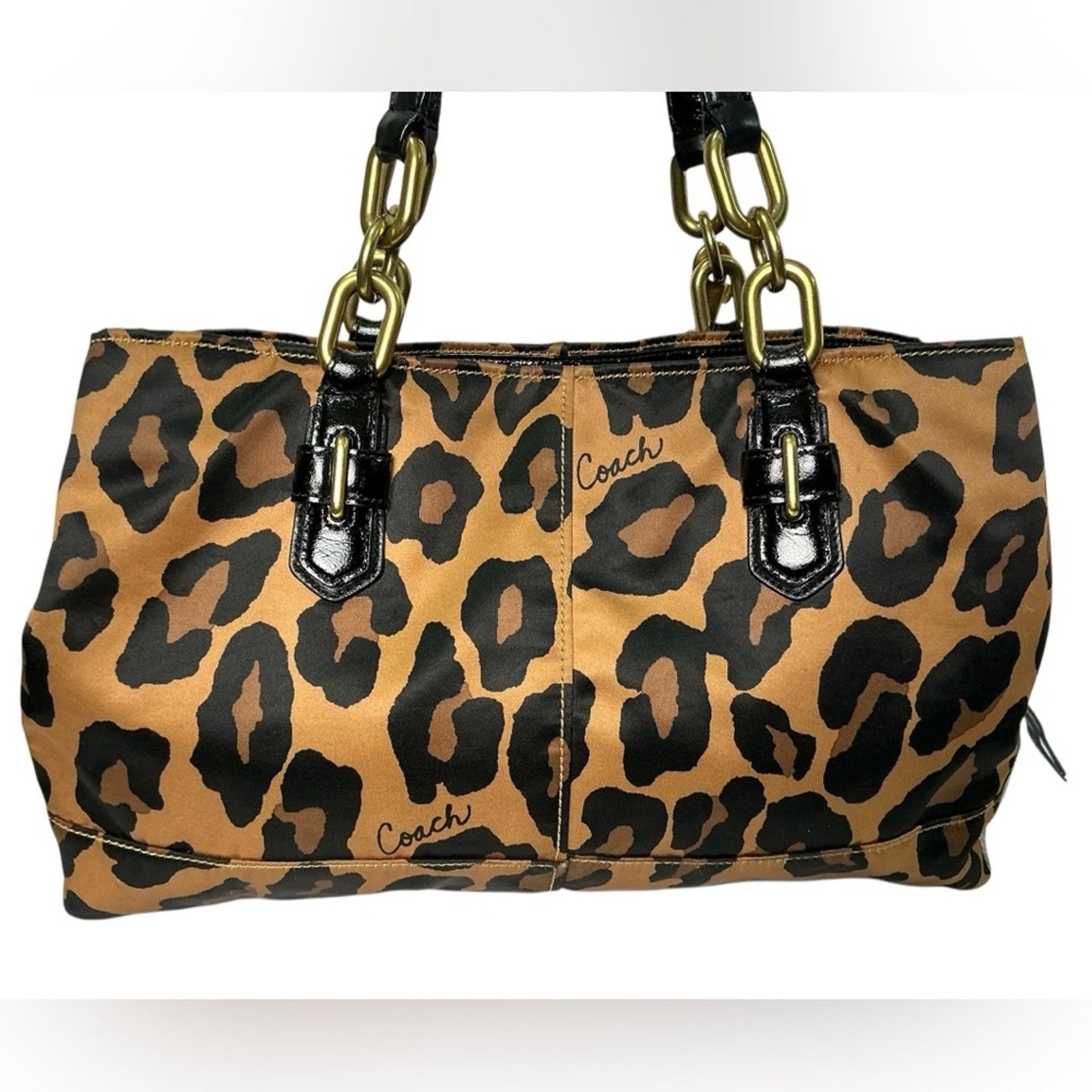 Coach Coach Chelsea Ocelot Jayden Carryall Leopard Shoulder Bag Size ONE SIZE - 2 Thumbnail