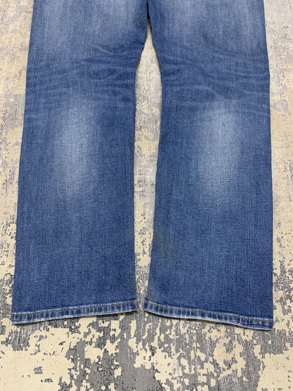 Japanese Brand Uniqlo Archive Style Distressed Slim Fit Denim Pants Size US 35 - 13 Thumbnail