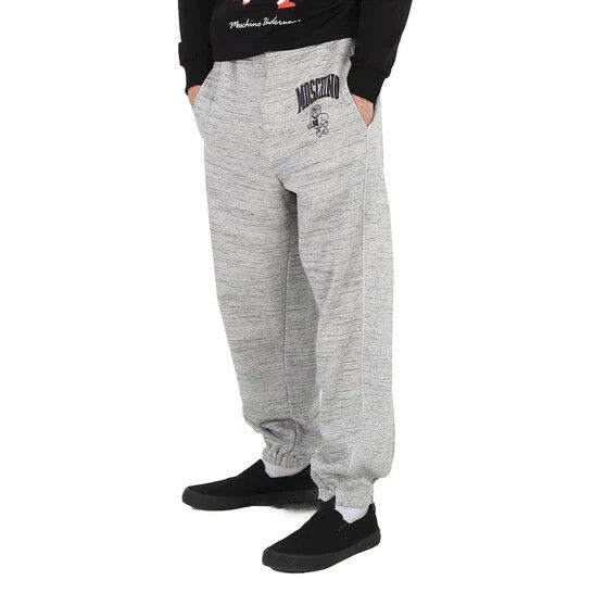 Moschino o1y0225 Logo Jogger & Sweatpant in Grey Size US 32 / EU 48 - 3 Thumbnail
