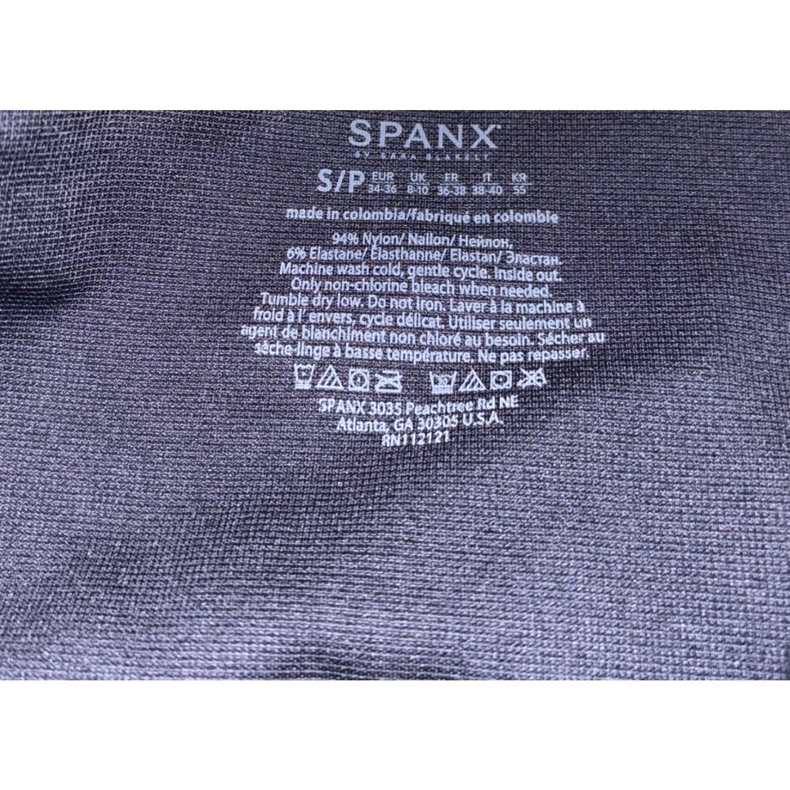 Spanx Spanx Women Small Moto Leggings Slimming Tummy Control Indigo Blue Activewear Ankle NWT Size 28" / US 6 / IT 42 - 7 Thumbnail
