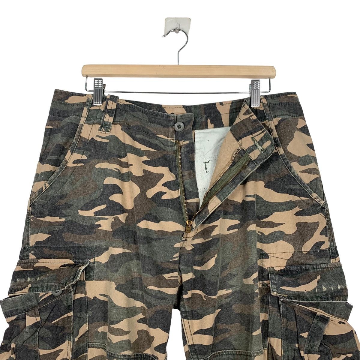 Japanese Brand TWENTY WORKS 6 Pocket Camo Cargo Tactical Pant #0172-C9 Size US 36 / EU 52 - 11 Thumbnail