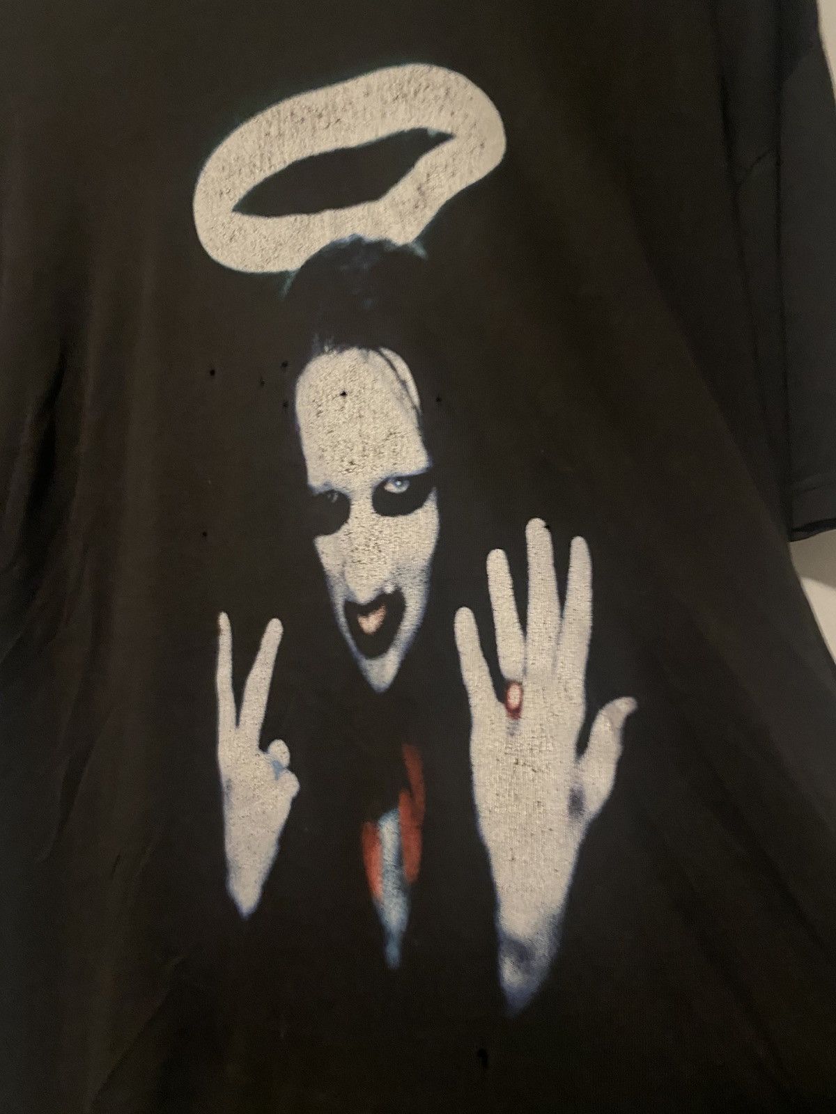Marilyn Manson [Rare tag] MM winterland Tag Marilyn Manson vintage shirt Size US L / EU 52-54 / 3 - 4 Thumbnail