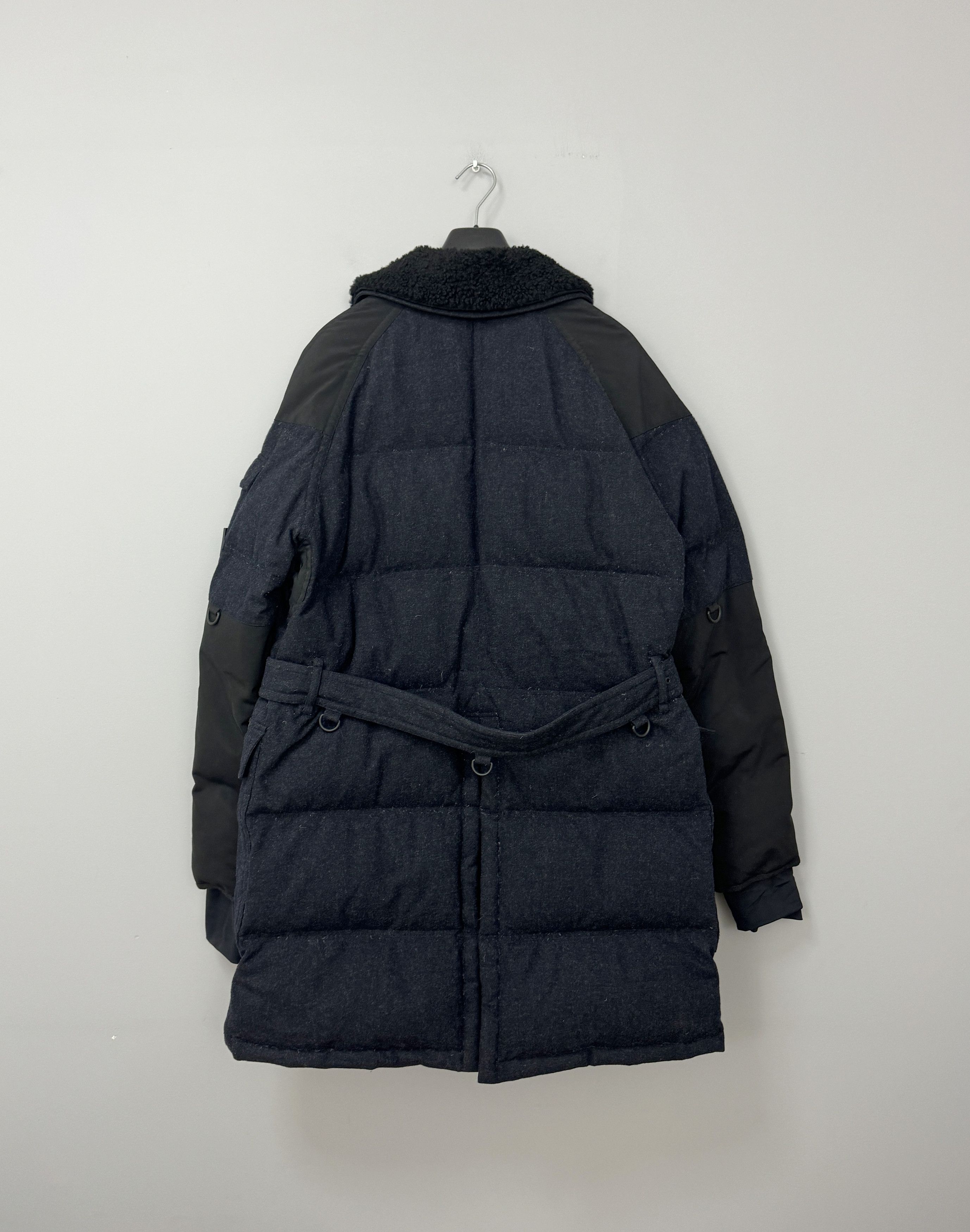 Burberry Burberry Sport Wool Down Jacket Coat Puffer Big Logo Size XL Size US XL / EU 56 / 4 - 16 Thumbnail